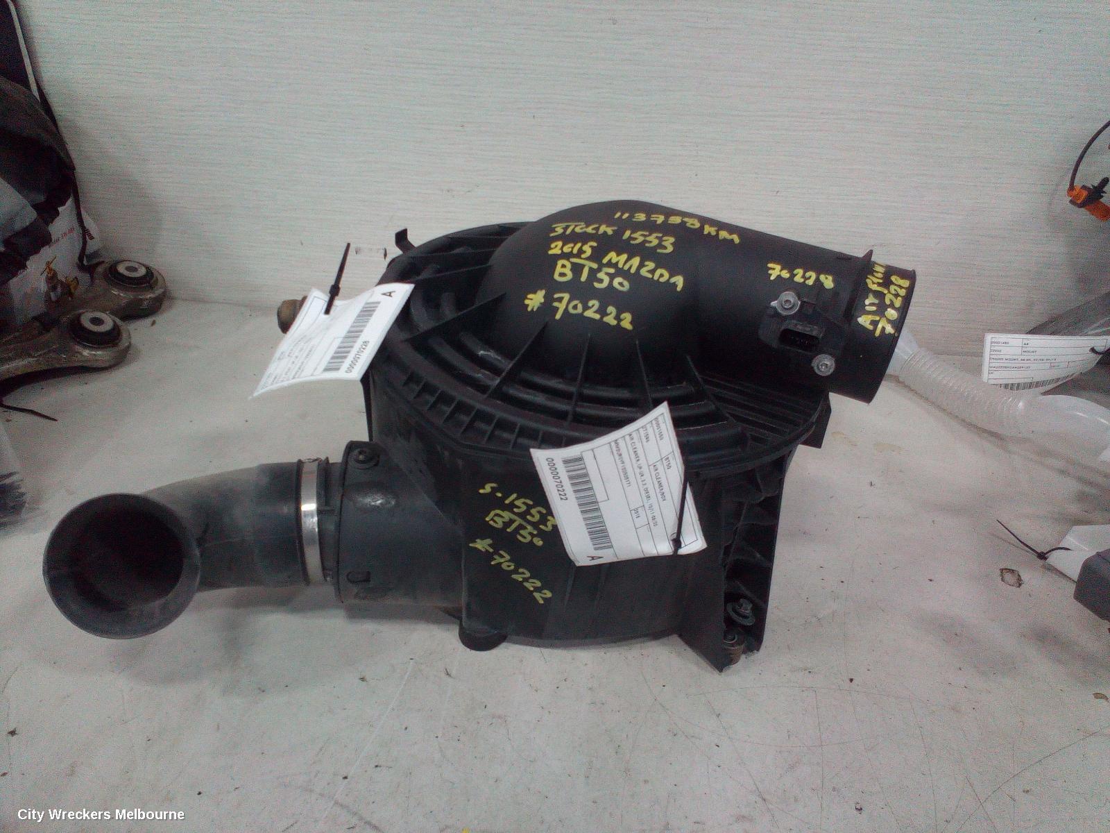 MAZDA BT50 2015 Air Cleaner/Box