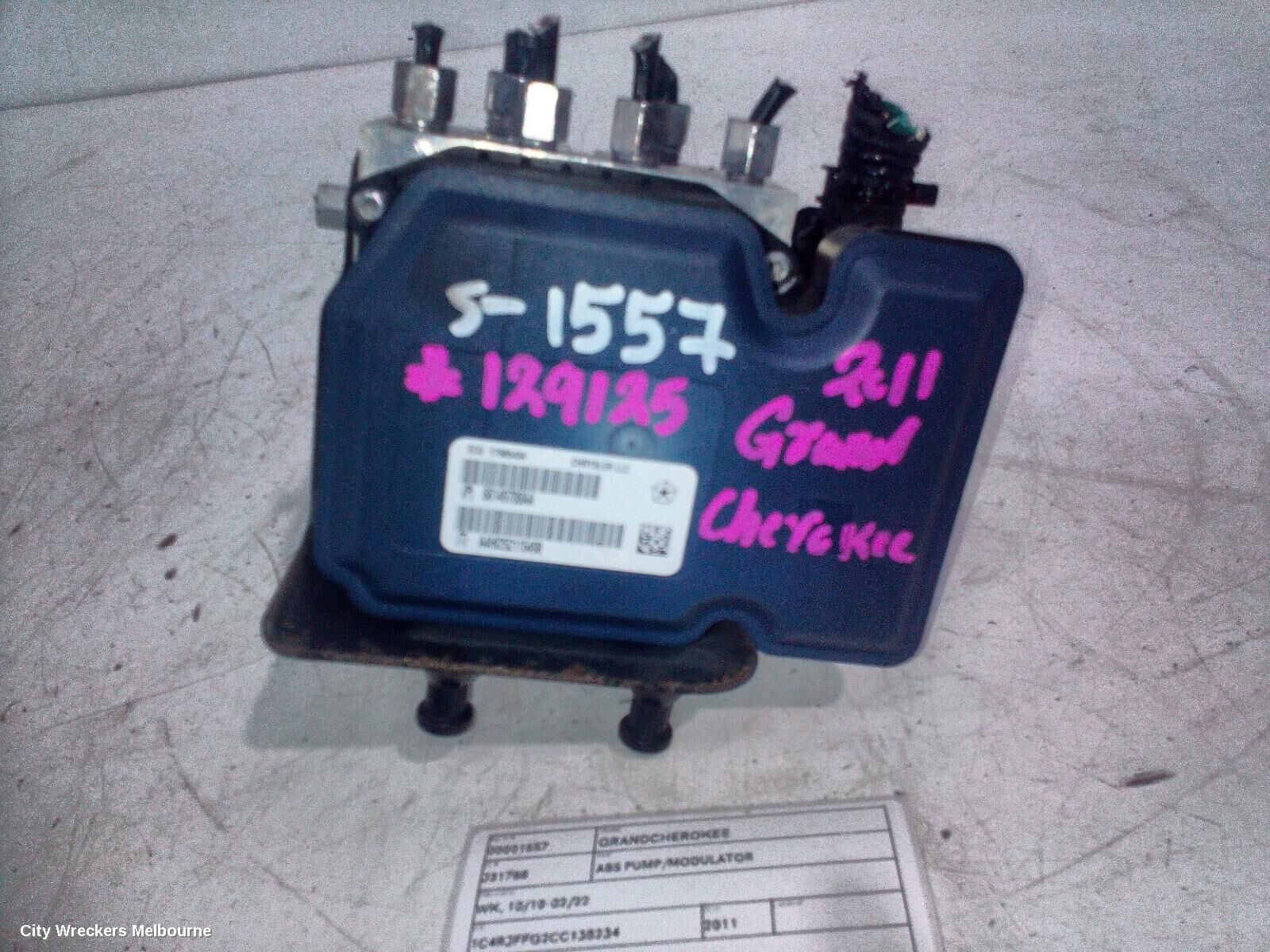 JEEP GRANDCHEROKEE 2011 Abs Pump/Modulator