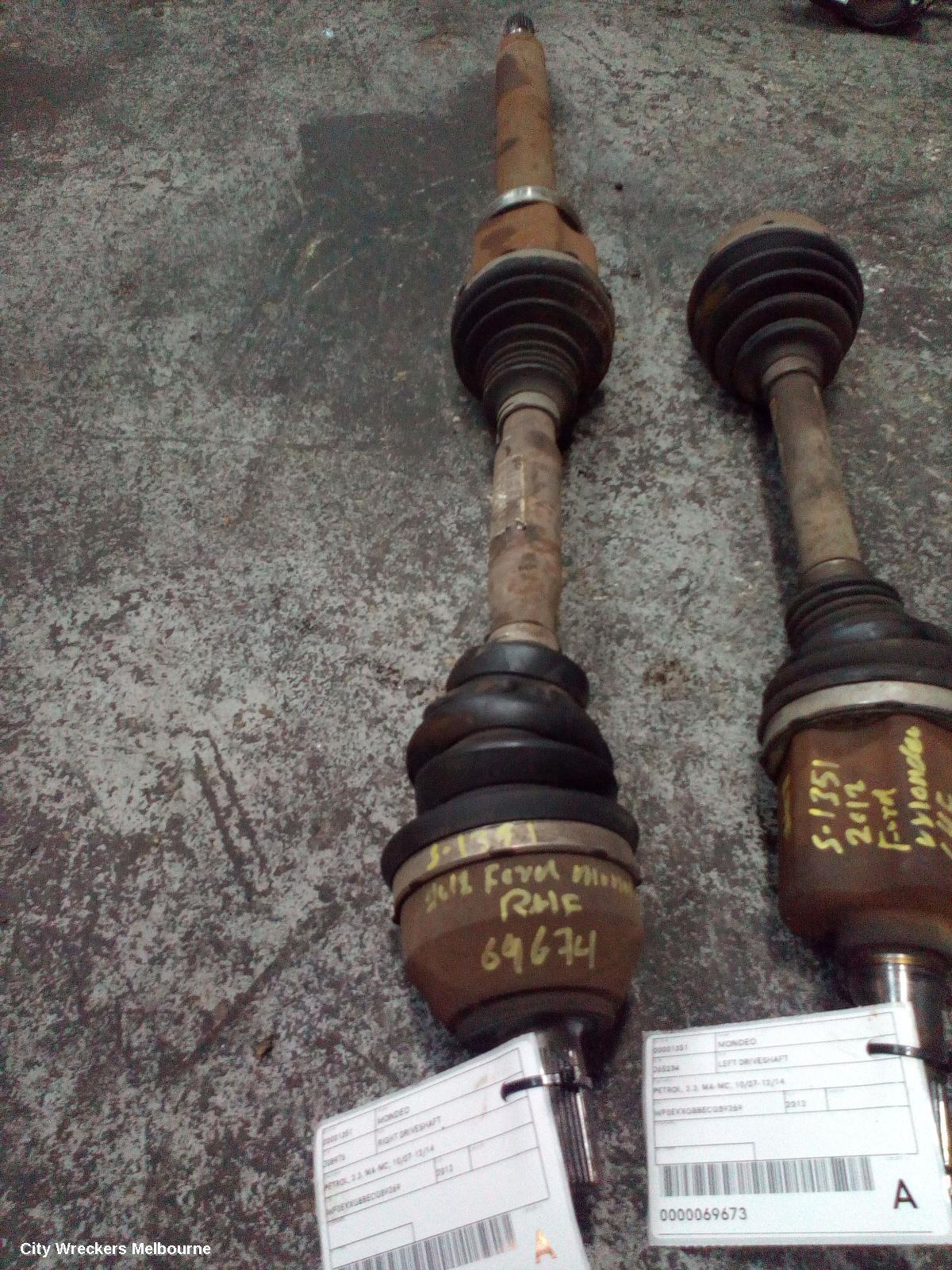 FORD MONDEO 2012 Right Driveshaft