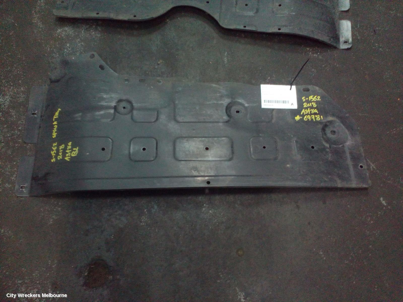 HOLDEN ASTRA 2018 LOWER_ENGINE_SPLASH_TRAY