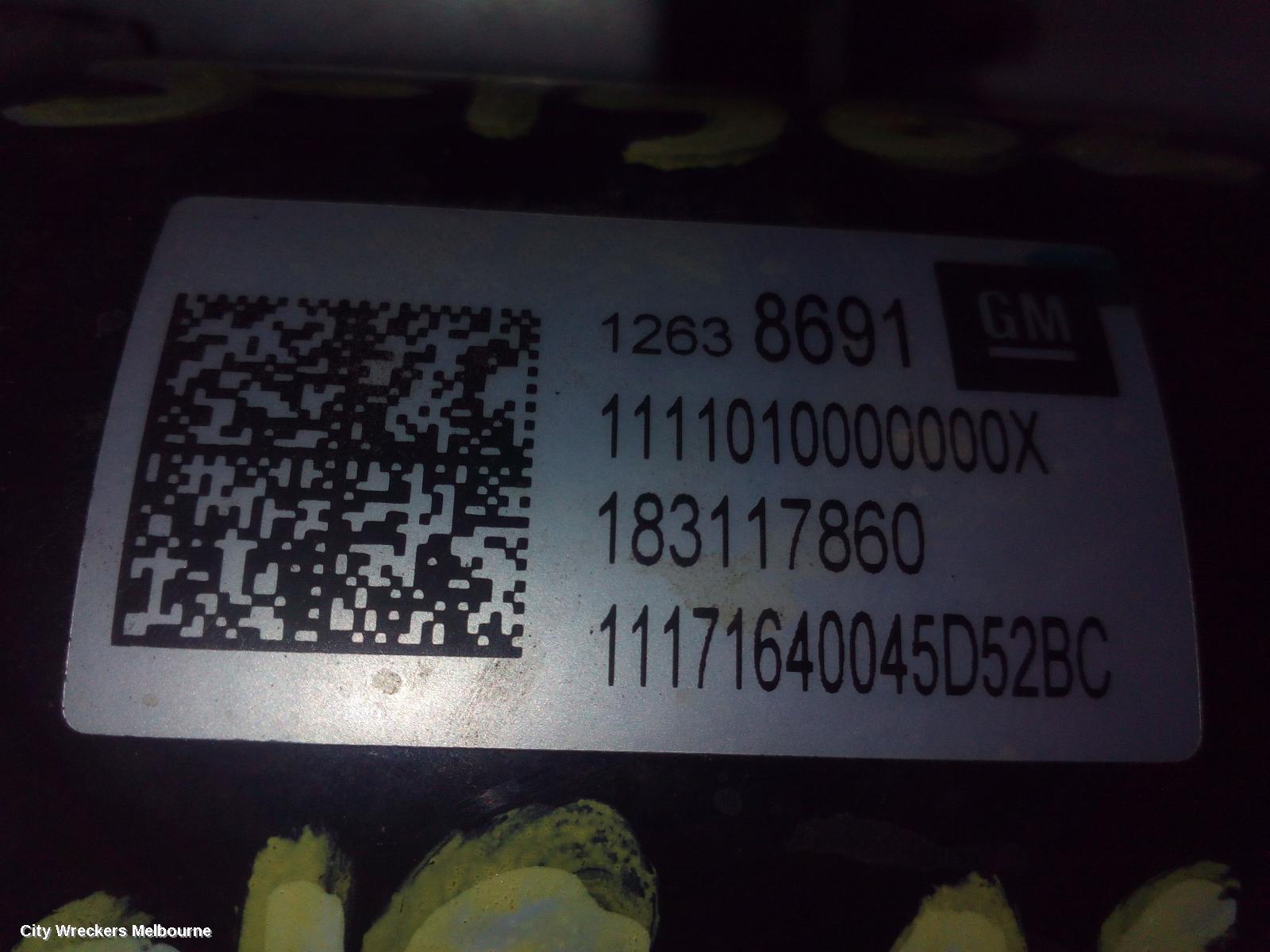 HOLDEN ASTRA 2018 Starter