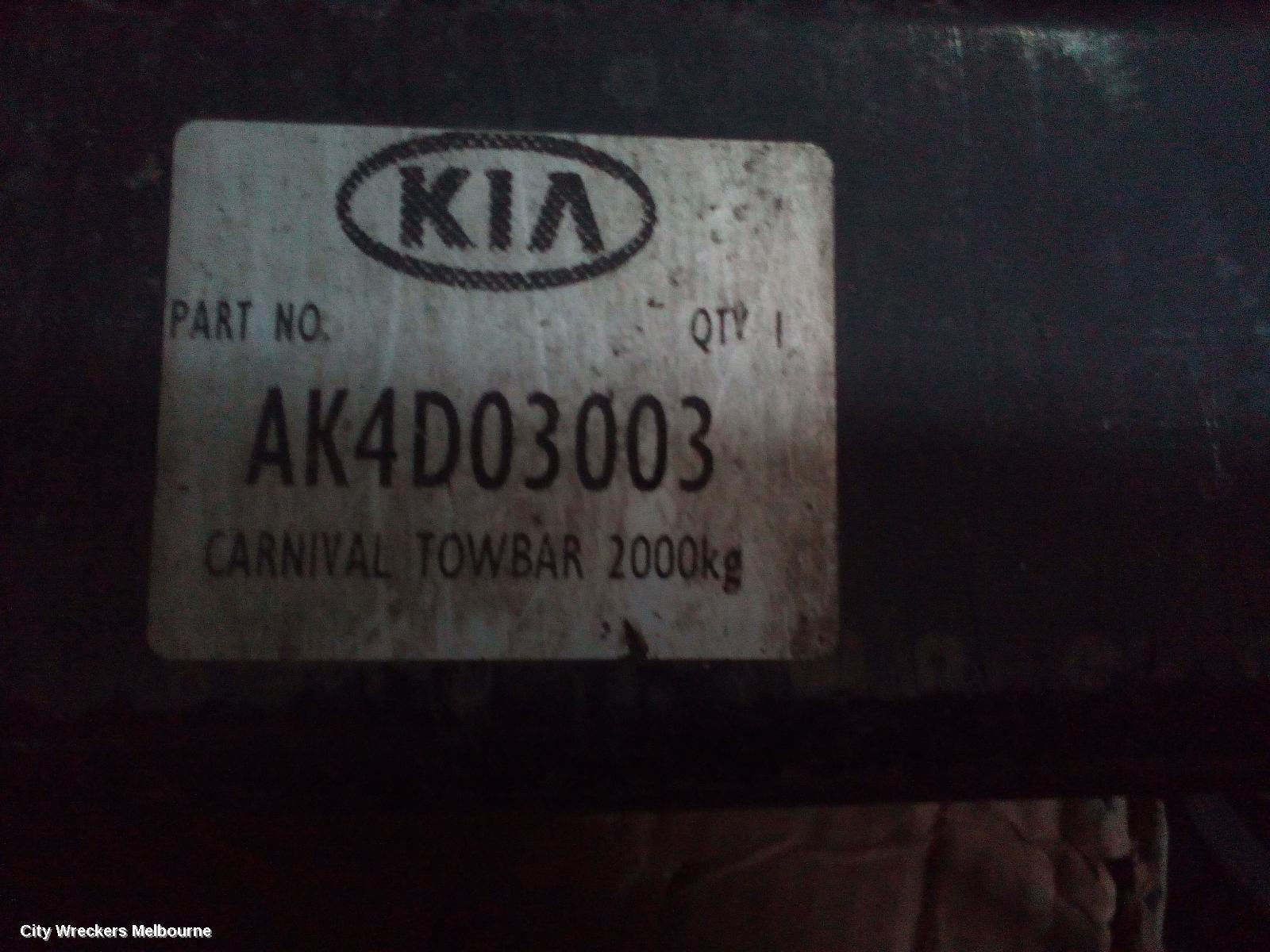 KIA CARNIVAL/GRAND CARNIVAL 2009 Towbar