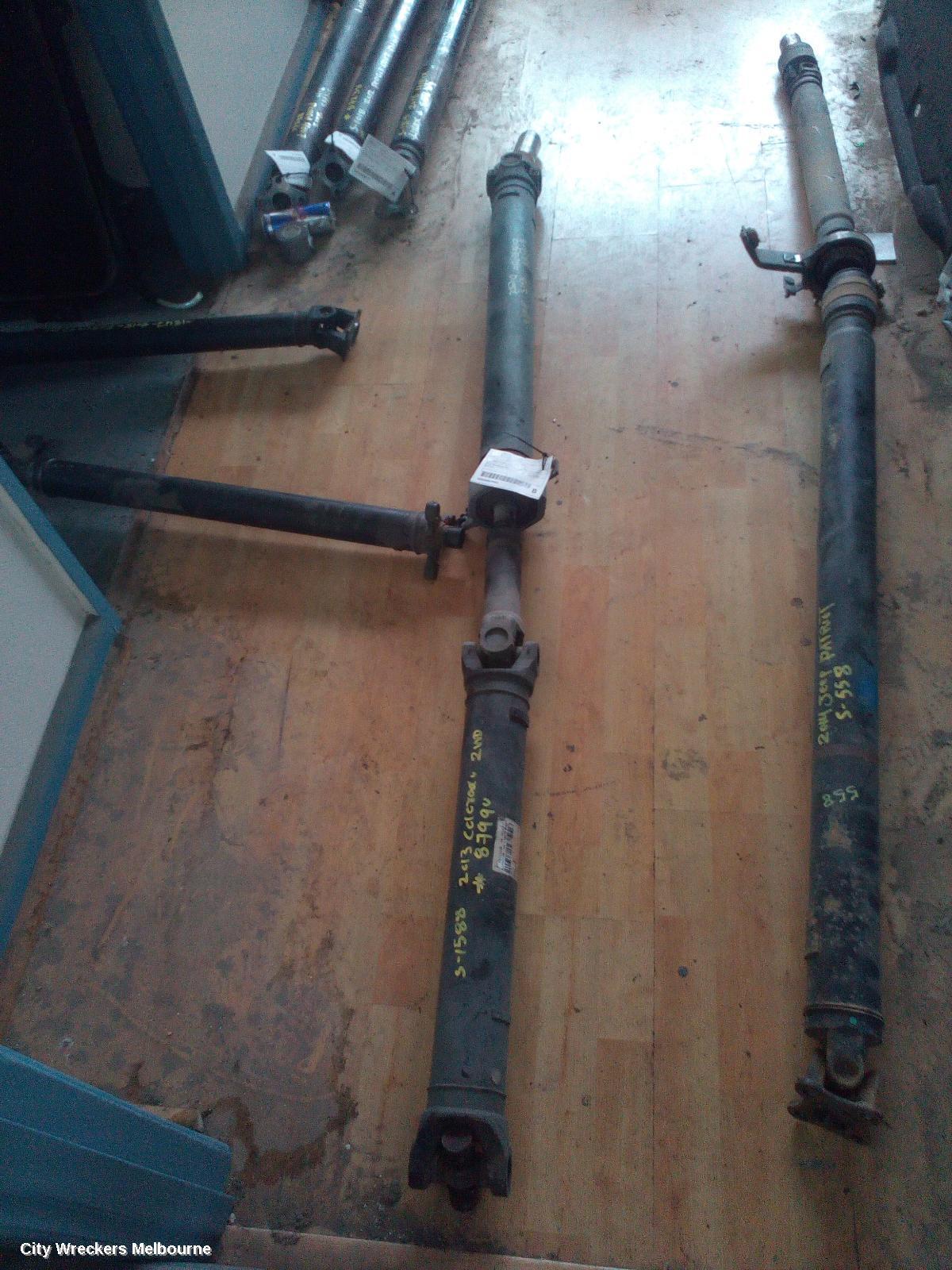 HOLDEN COLORADO 2013 Rear Drive Shaft