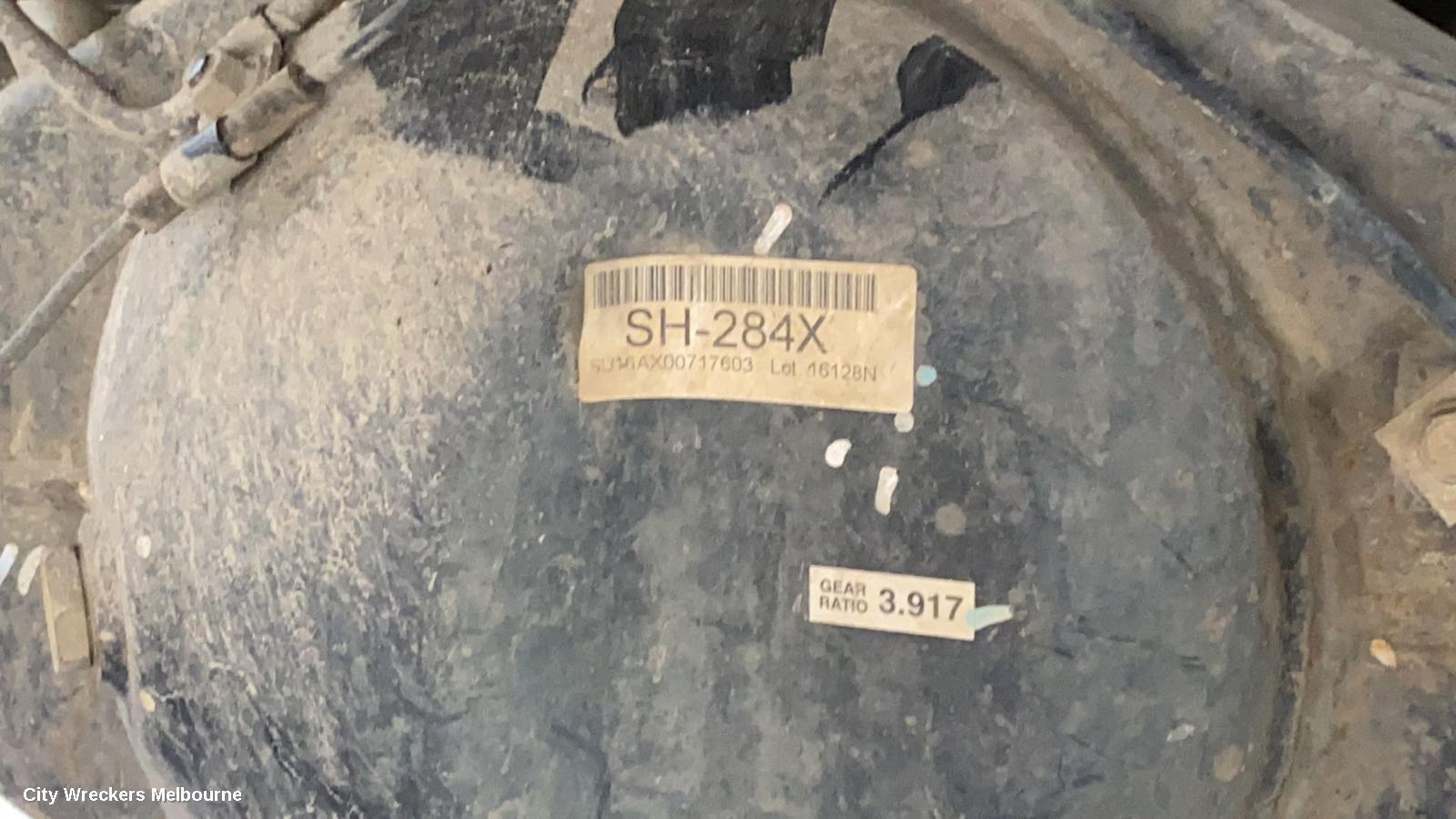 MITSUBISHI TRITON 2016 Rear Diff Assembly
