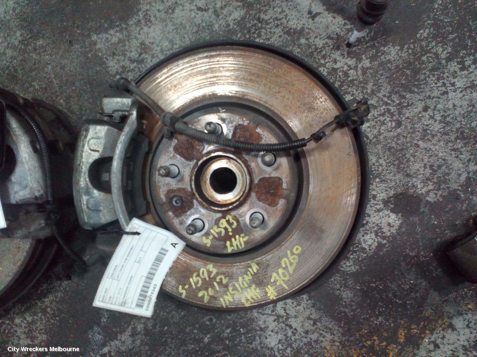 OPEL INSIGNIA 2012 Left Front Hub Assembly