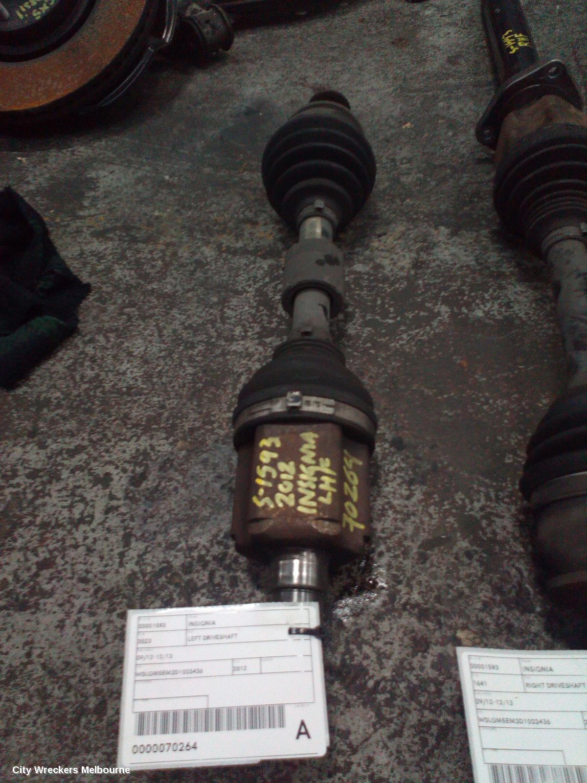 OPEL INSIGNIA 2012 Left Driveshaft