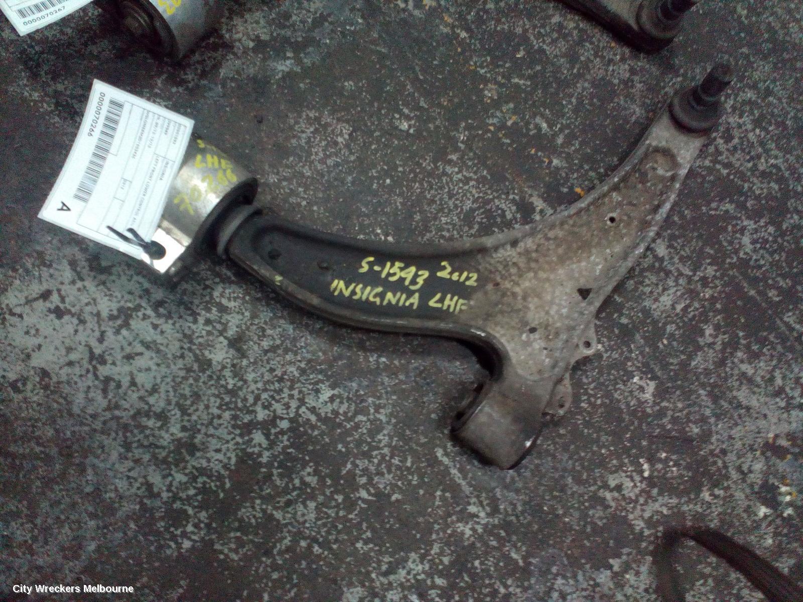 OPEL INSIGNIA 2012 Left Front Lower Control Arm
