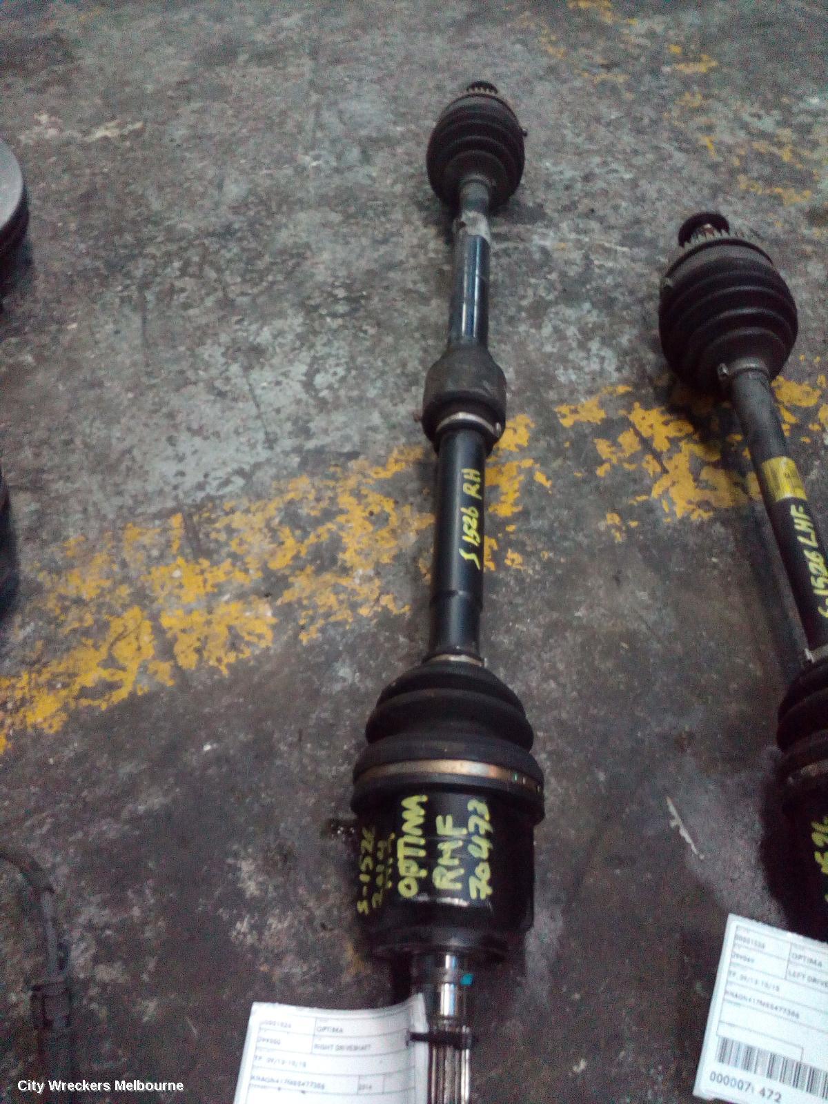 KIA OPTIMA 2014 Right Driveshaft