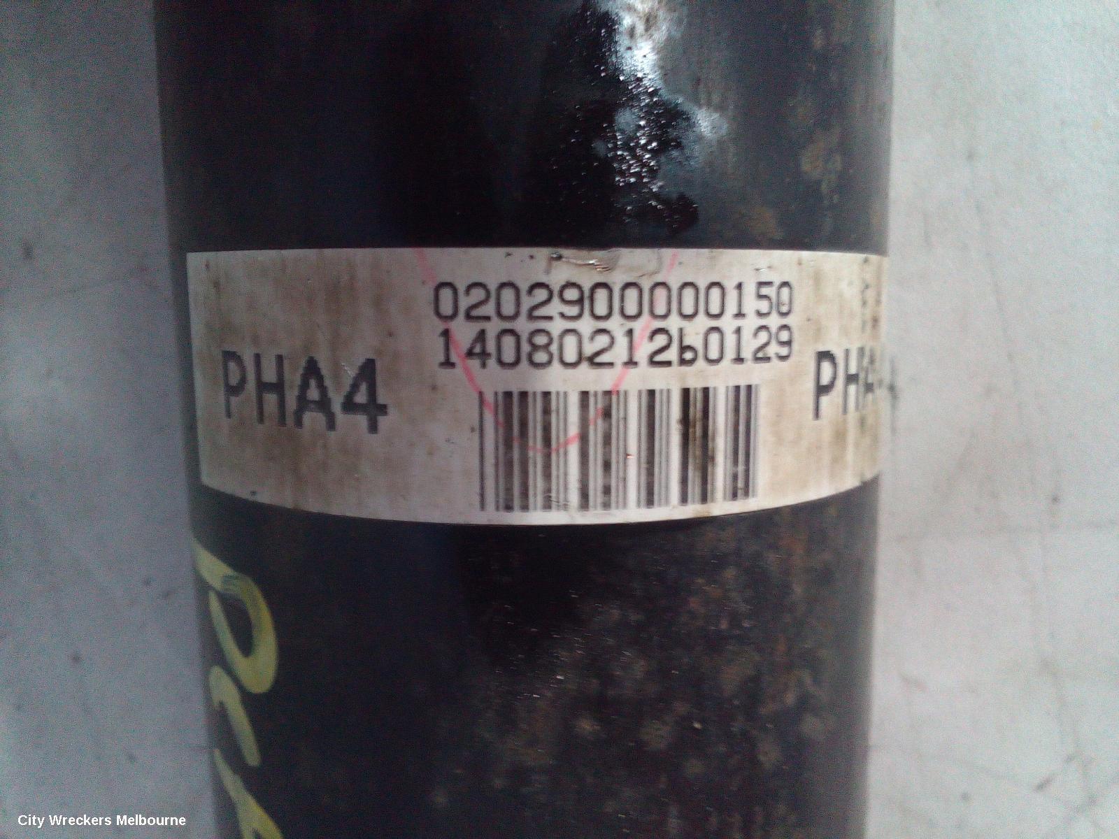 TOYOTA HIACE 2008 Rear Drive Shaft