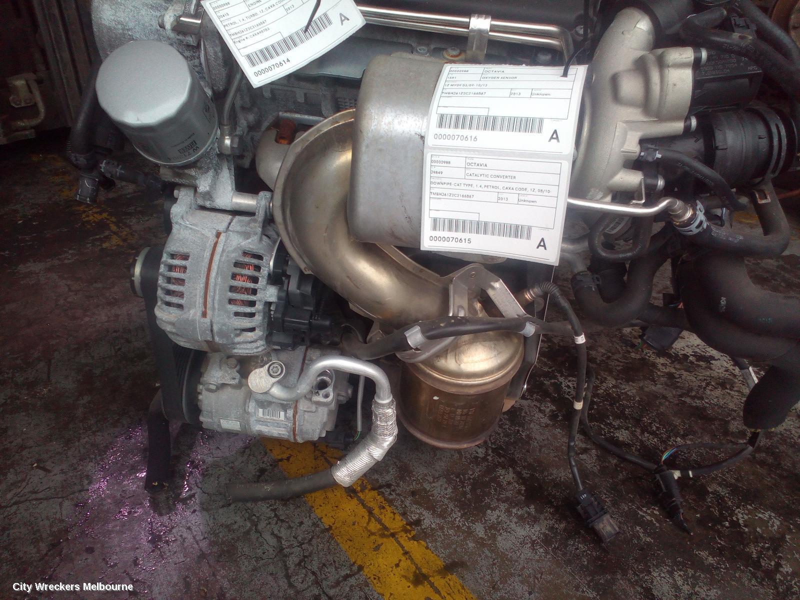 SKODA OCTAVIA 2013 Catalytic Converter