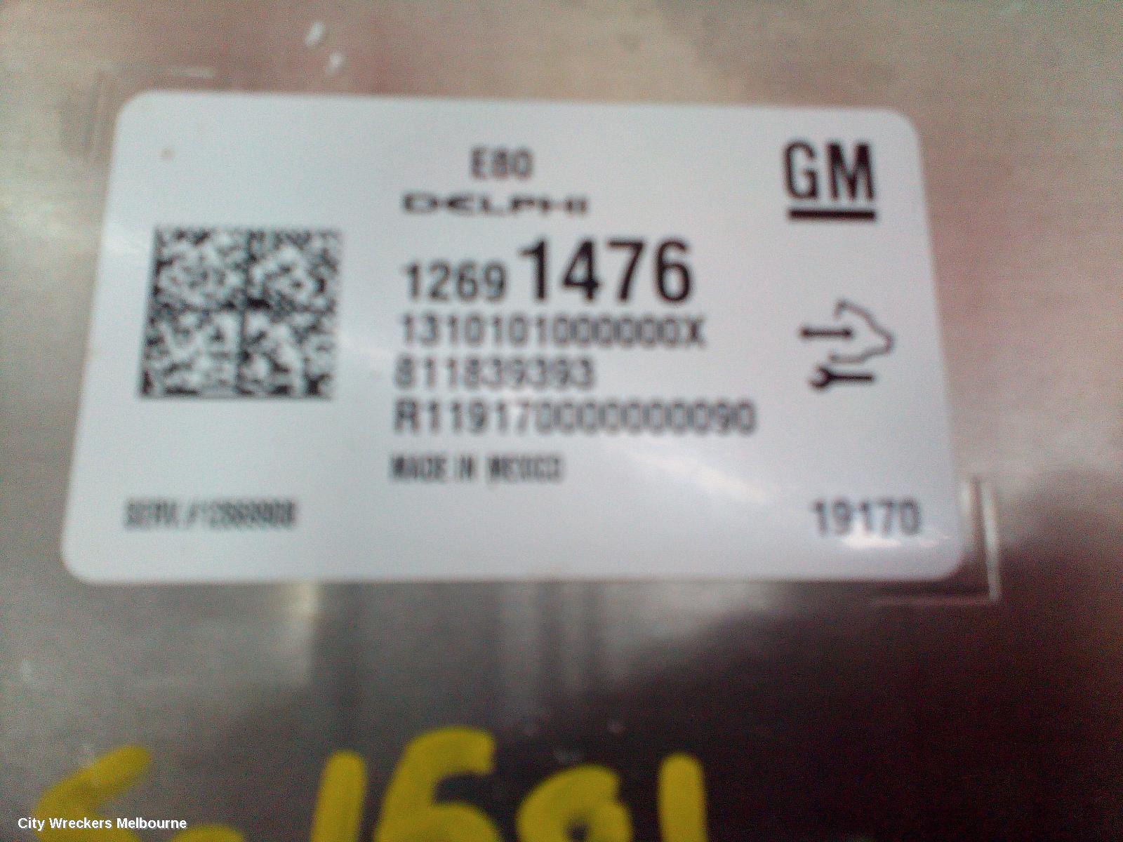 HOLDEN ASTRA 2019 Ecu