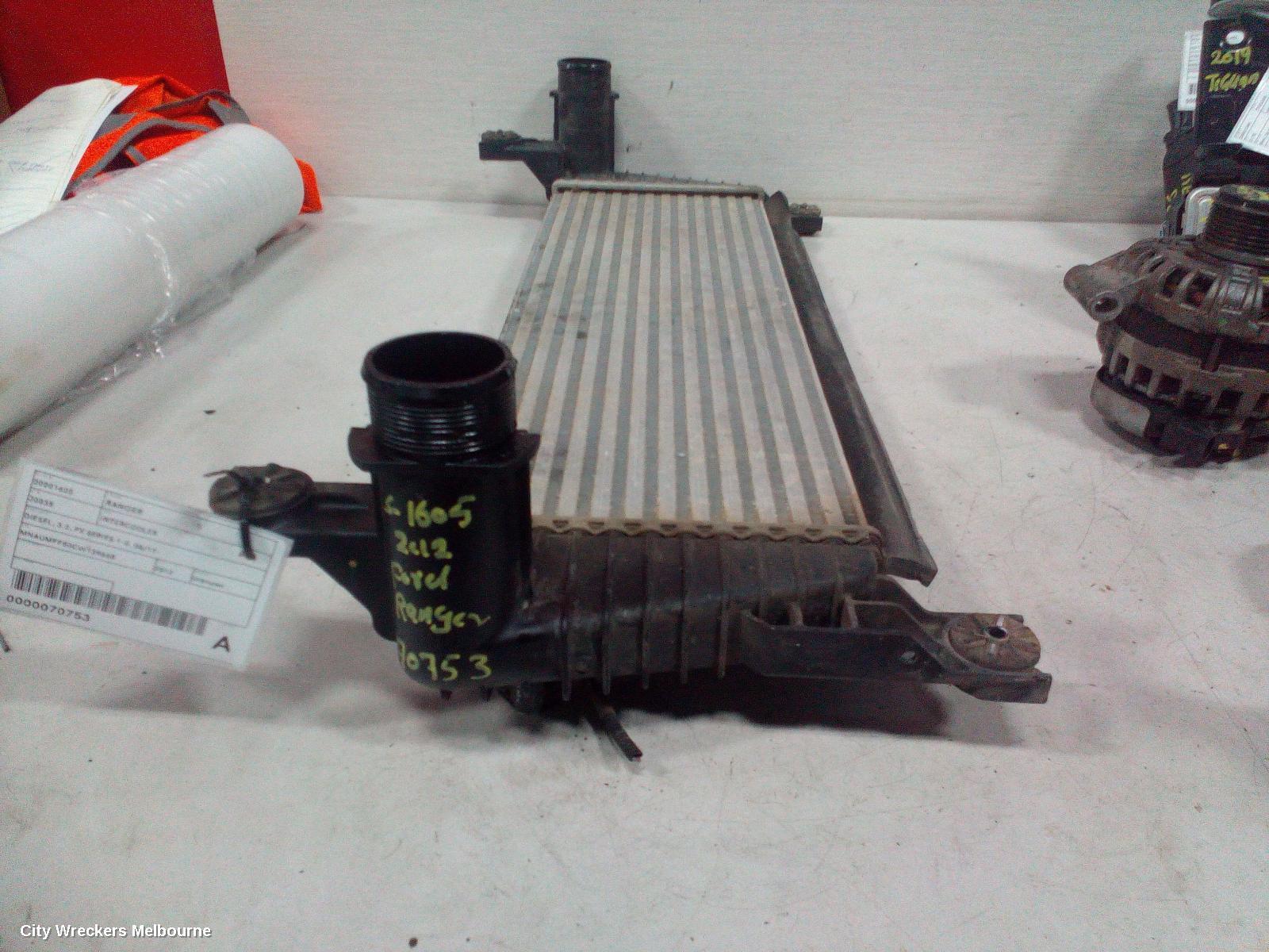 FORD RANGER 2012 Intercooler