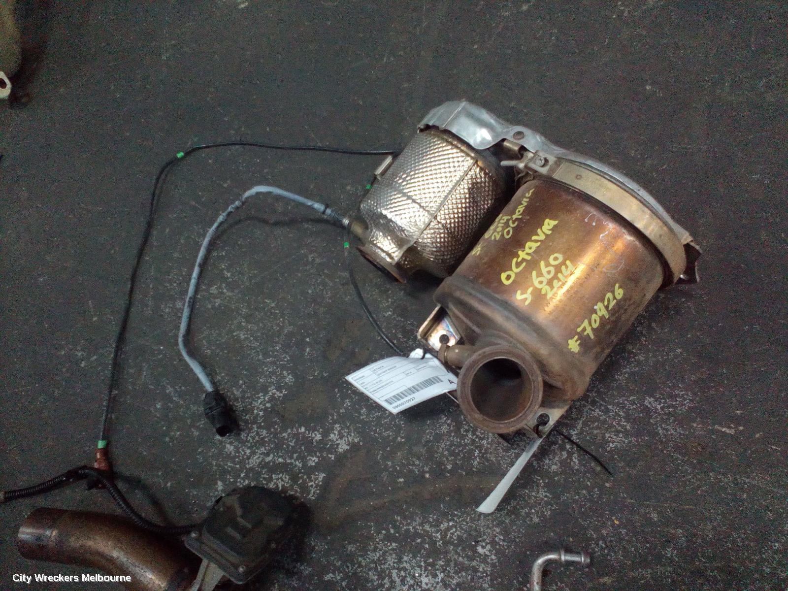 SKODA OCTAVIA 2014 Particulate Filter/Dpf
