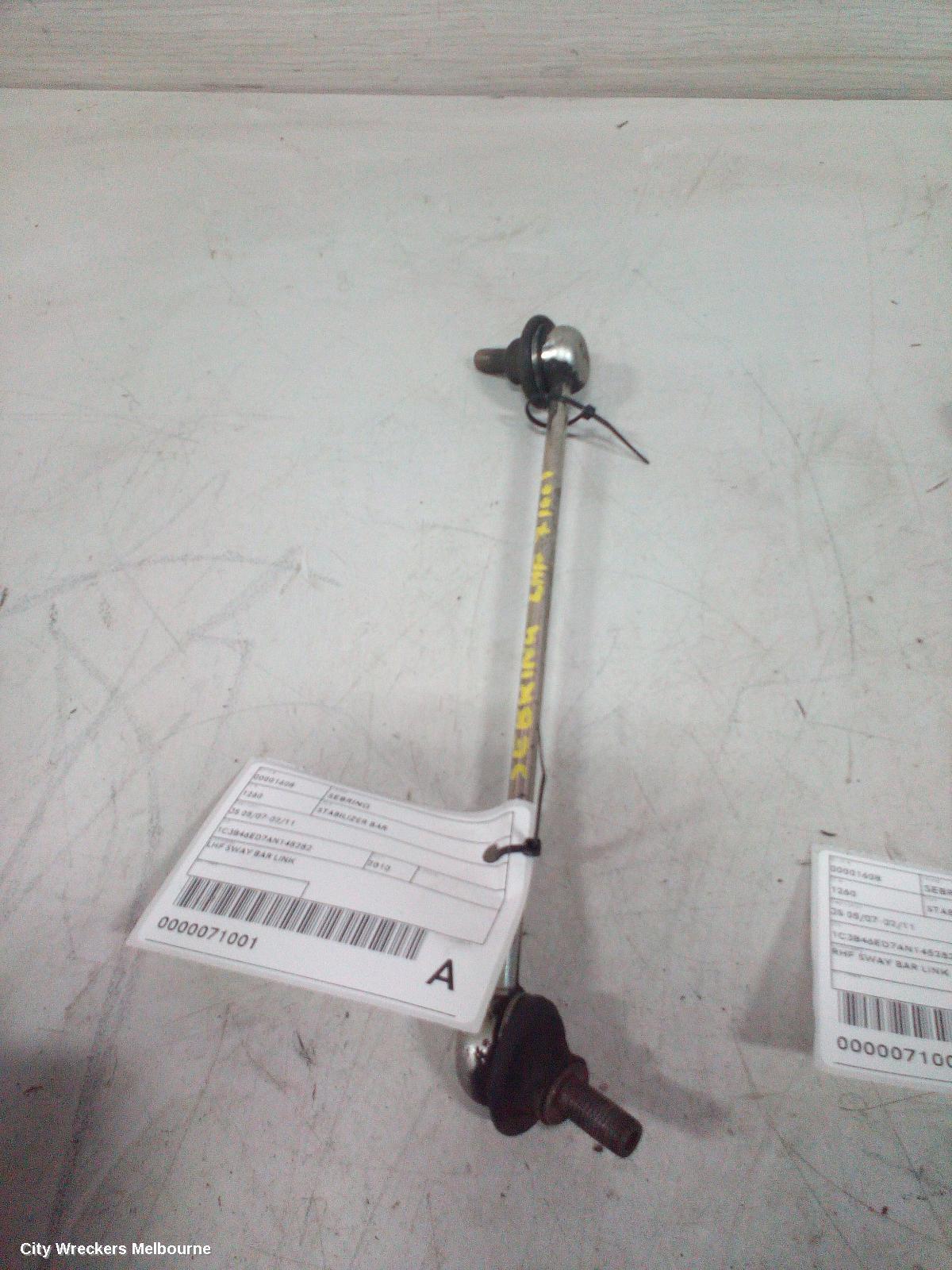 CHRYSLER SEBRING 2010 Stabiliser Bar