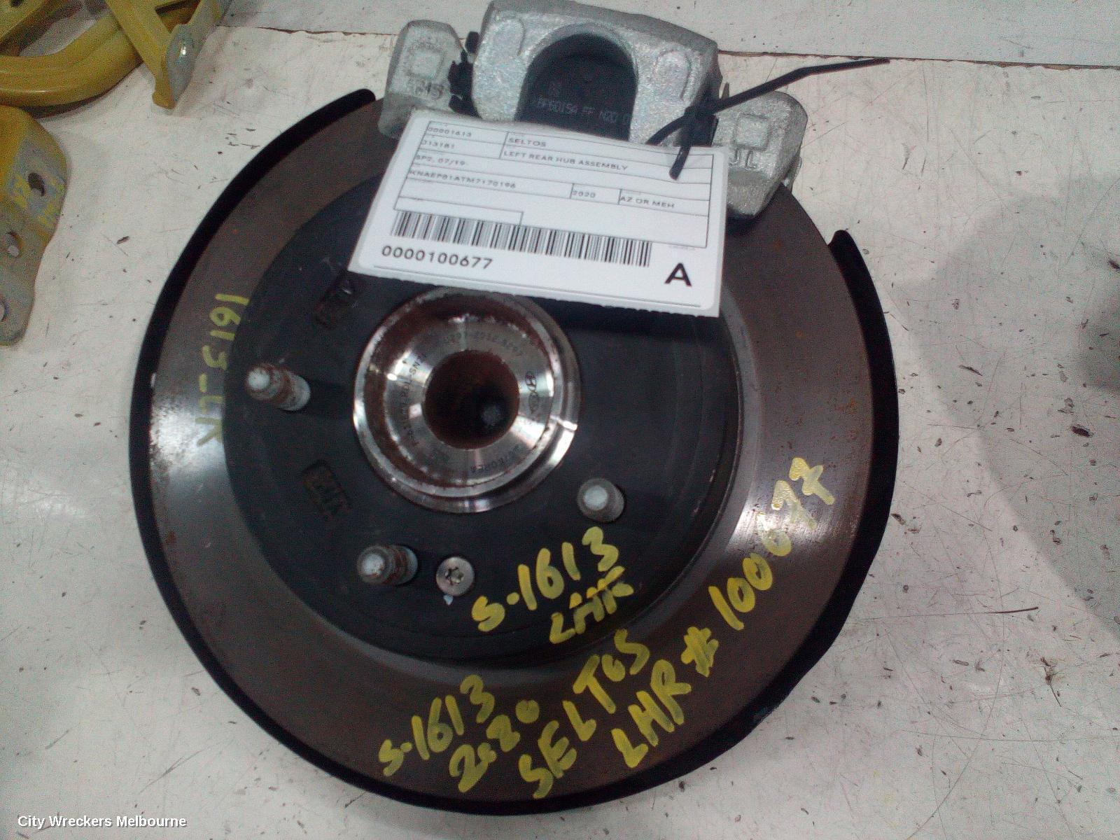 KIA SELTOS 2020 Left Rear Hub Assembly