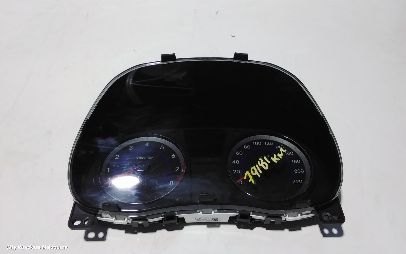 HYUNDAI ACCENT 2017 Instrument Cluster