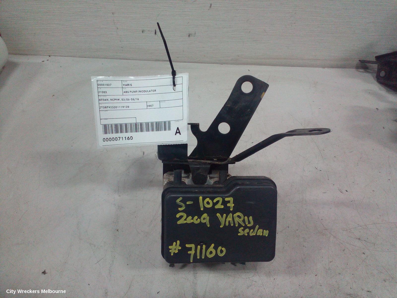 TOYOTA YARIS 2007 Abs Pump/Modulator