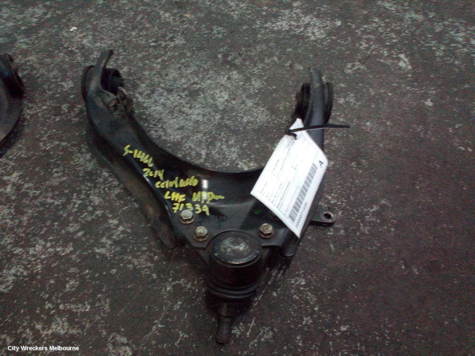 HOLDEN COLORADO 2014 Left Front Upper Control Arm