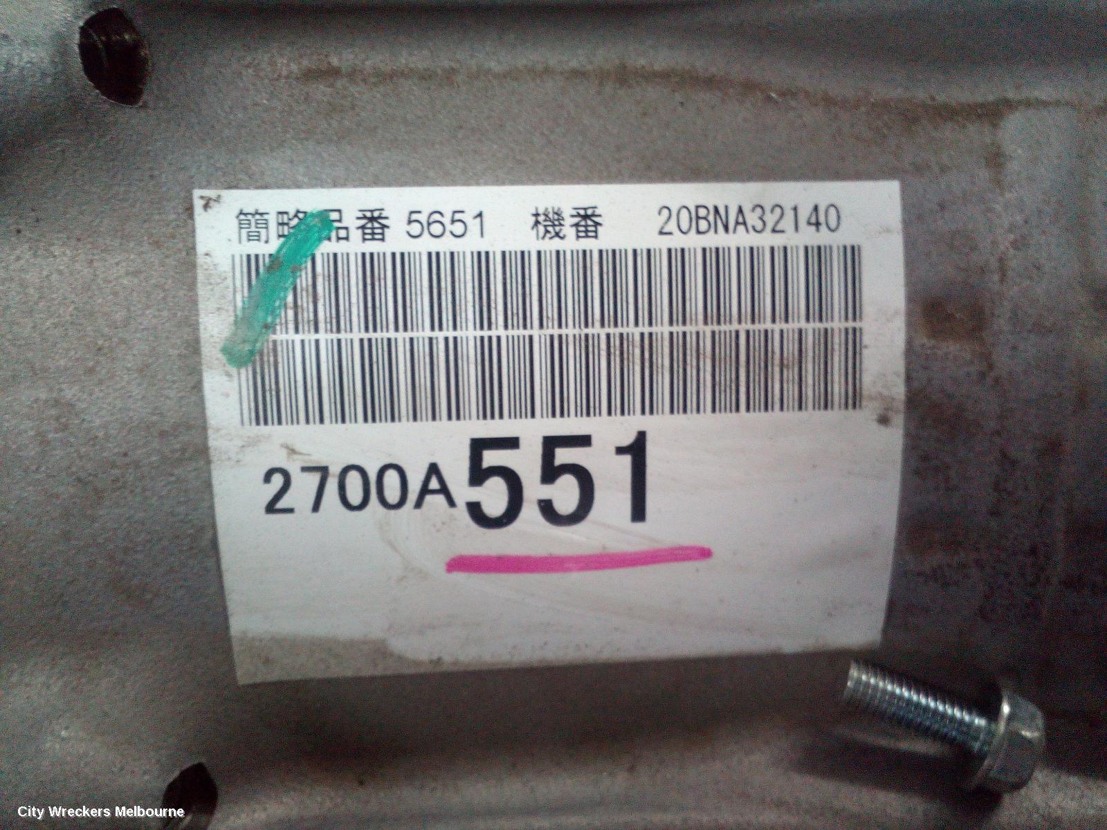 MITSUBISHI TRITON 2020 Trans/Gearbox
