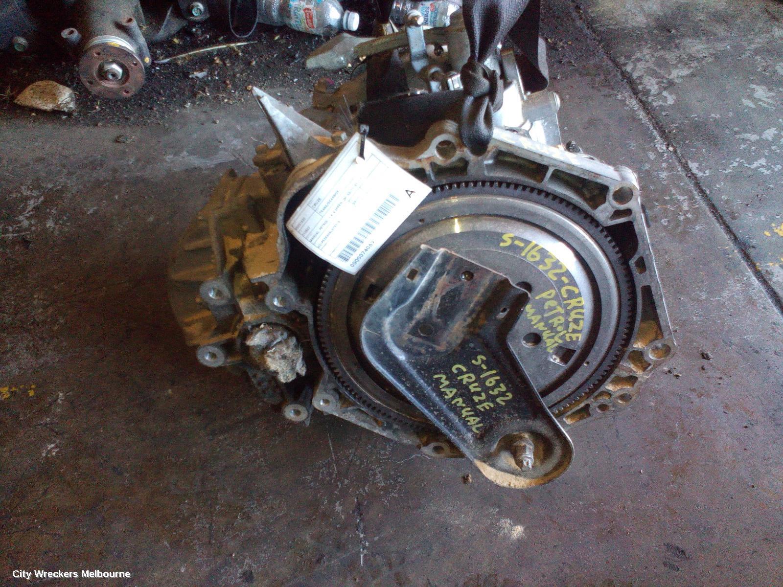 HOLDEN CRUZE 2011 Trans/Gearbox