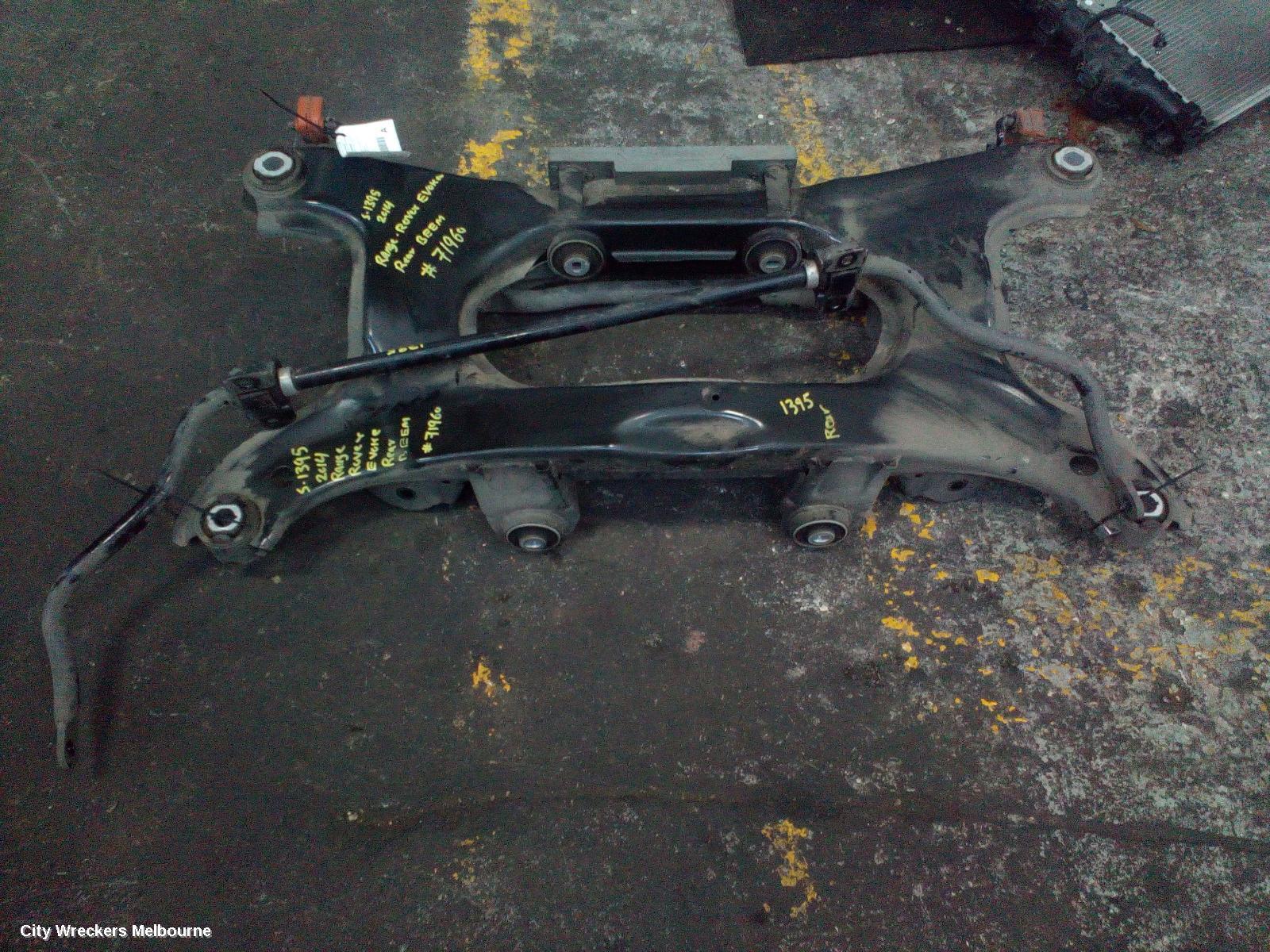 LAND ROVER RANGEROVER EVOQUE 2014 R Beam/Cradle/Xmembr