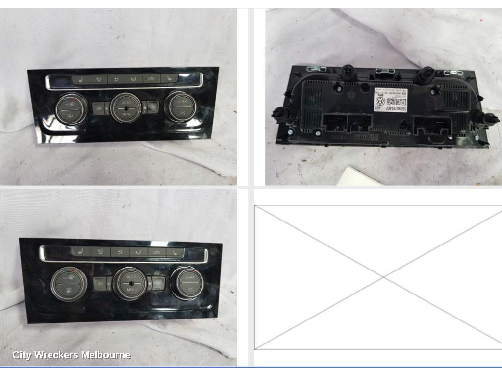 VOLKSWAGEN GOLF 2013 Heater/Ac Controls