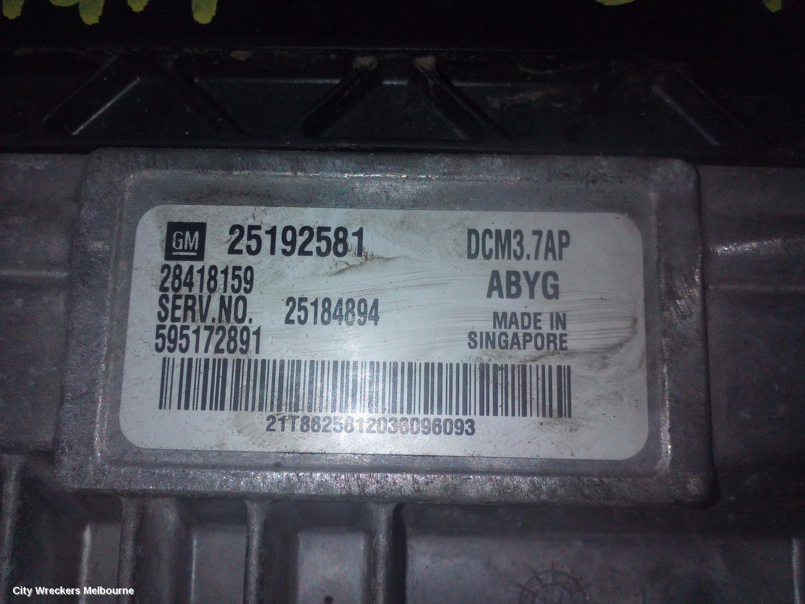 HOLDEN CAPTIVA 2016 Ecu