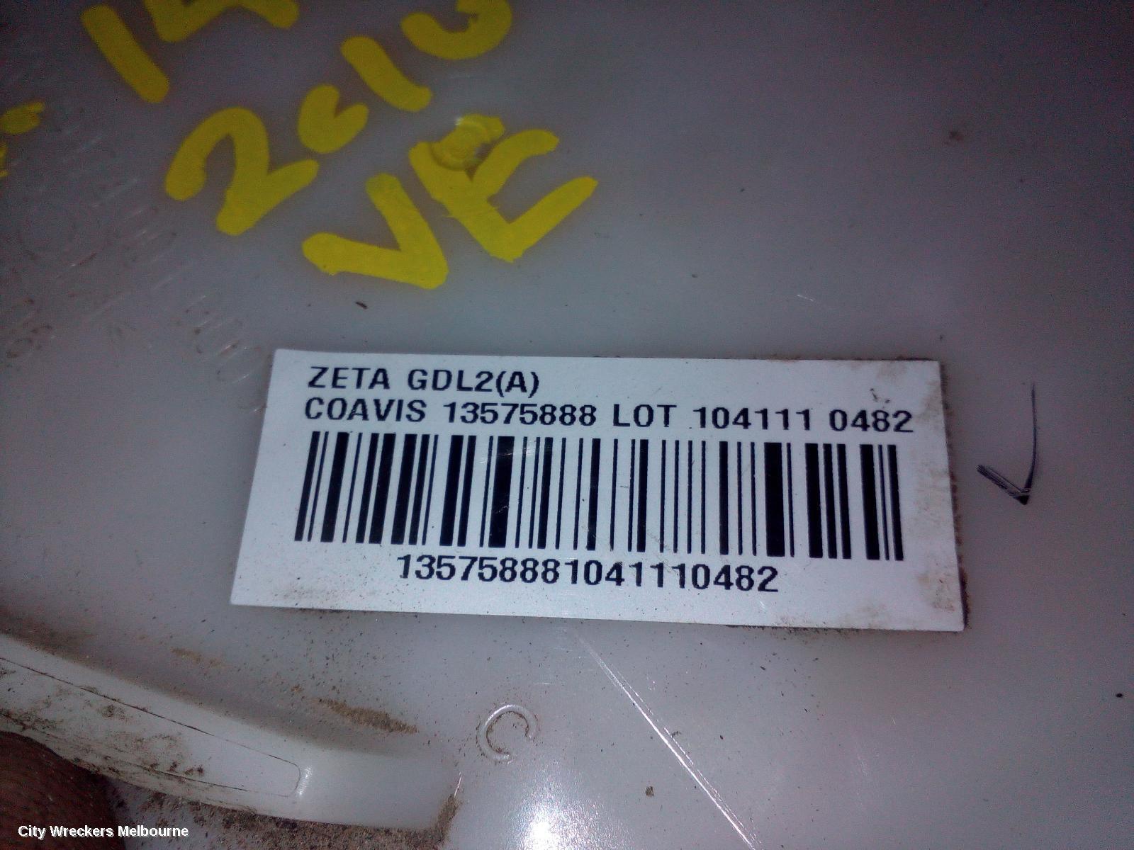 HOLDEN COMMODORE 2010 Fuel Pump