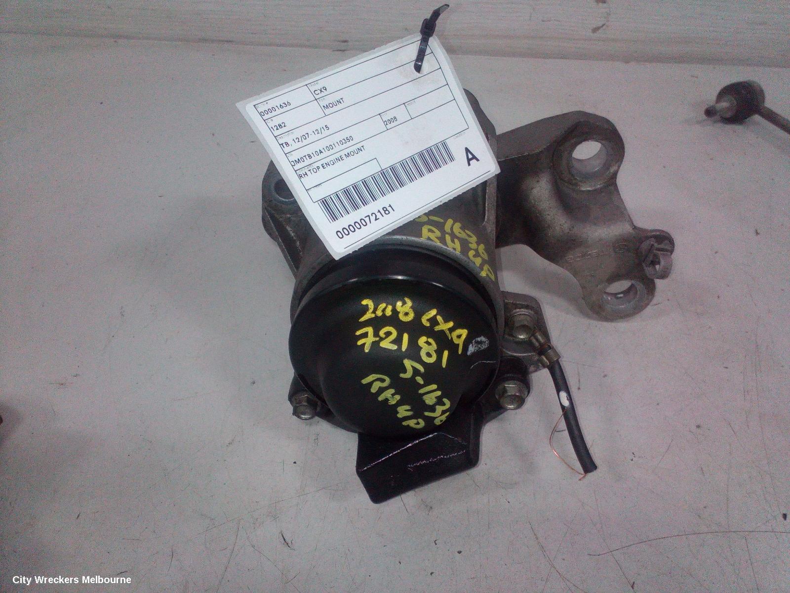 MAZDA CX9 2008 Mount