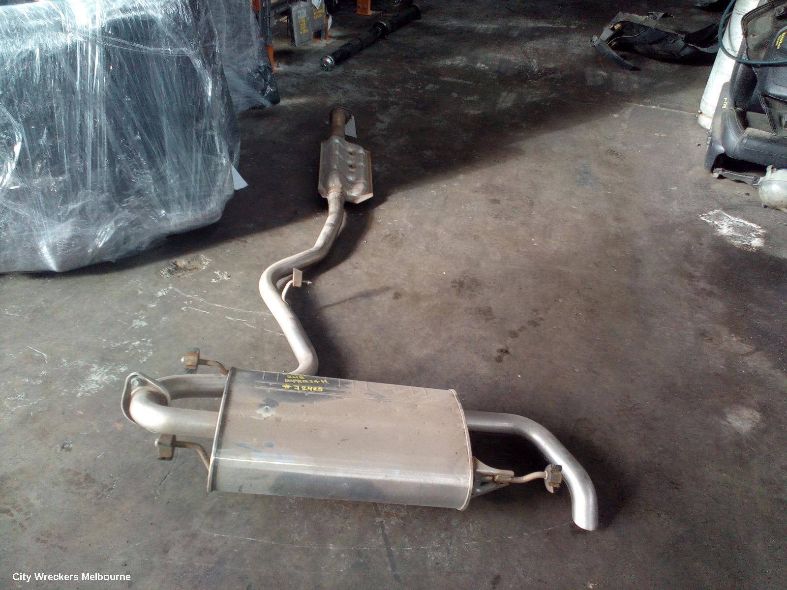 SUBARU IMPREZA 2017 Exhaust System
