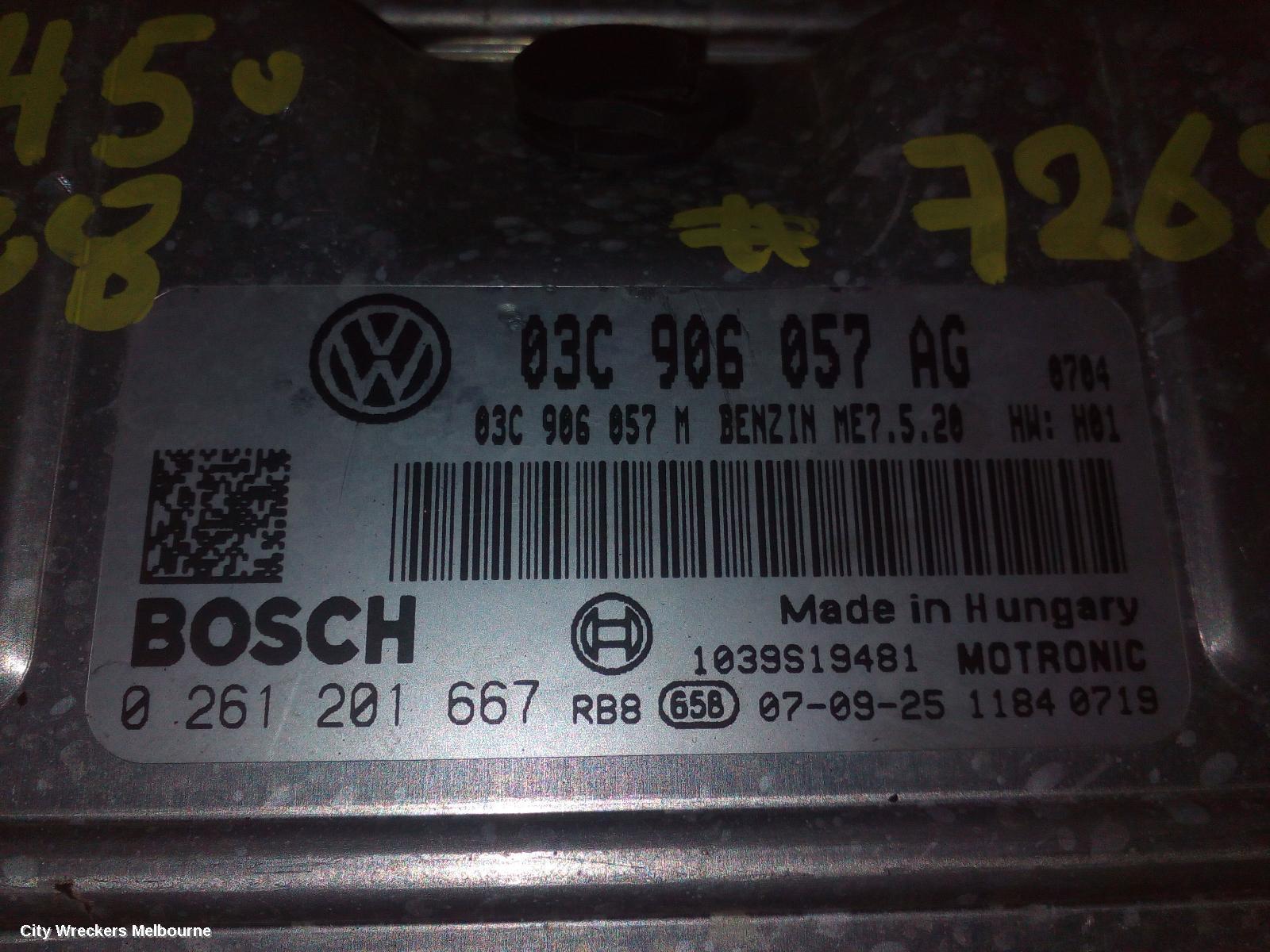 VOLKSWAGEN POLO 2008 Ecu