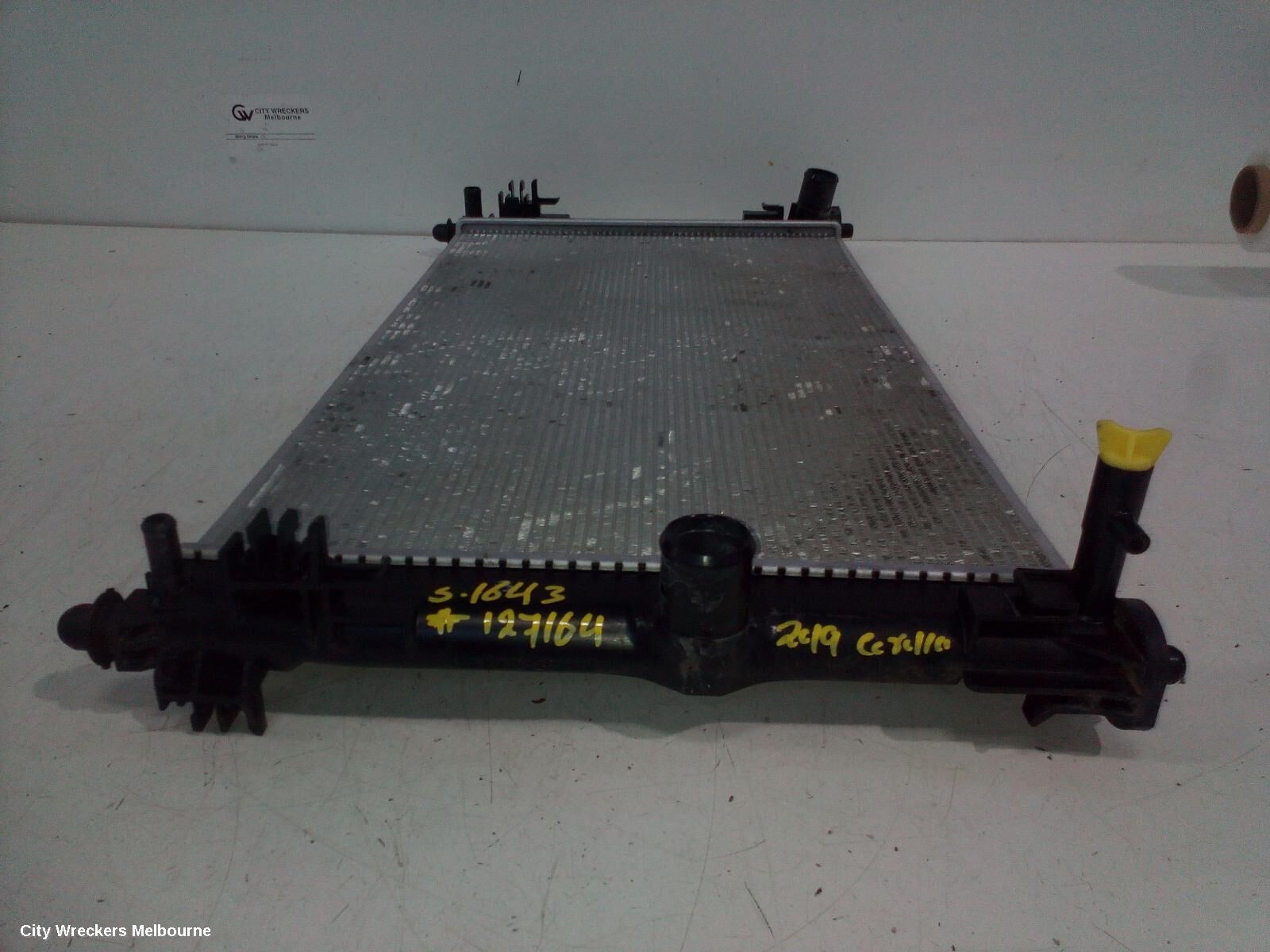 TOYOTA COROLLA 2019 Radiator