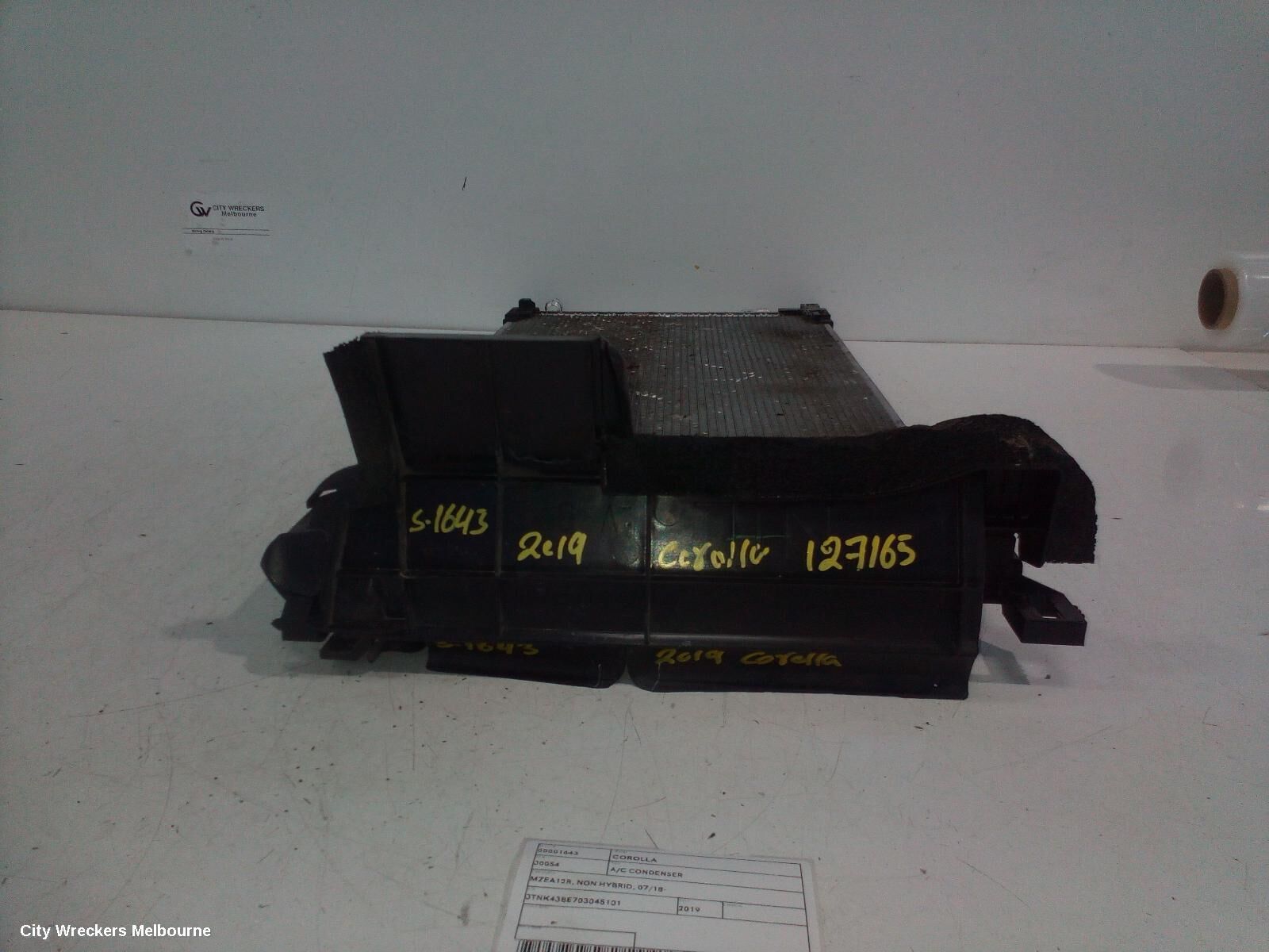TOYOTA COROLLA 2019 A/C Condenser