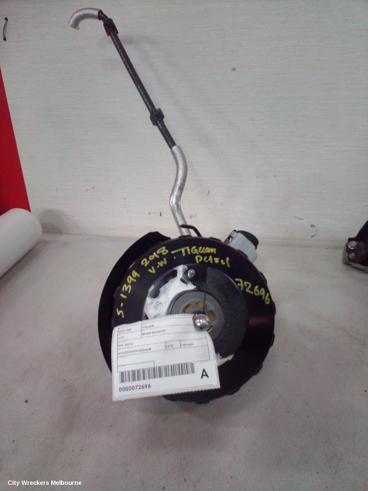 VOLKSWAGEN TIGUAN 2018 Brake Booster