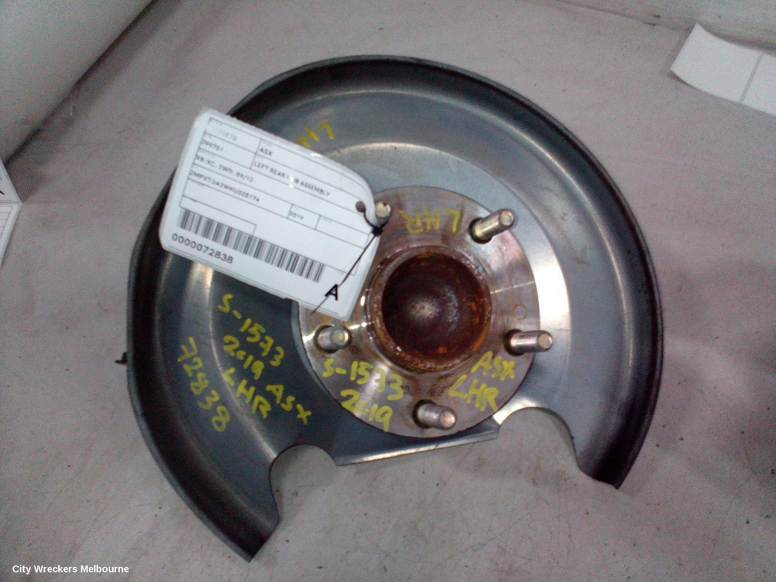 MITSUBISHI ASX 2019 Left Rear Hub Assembly