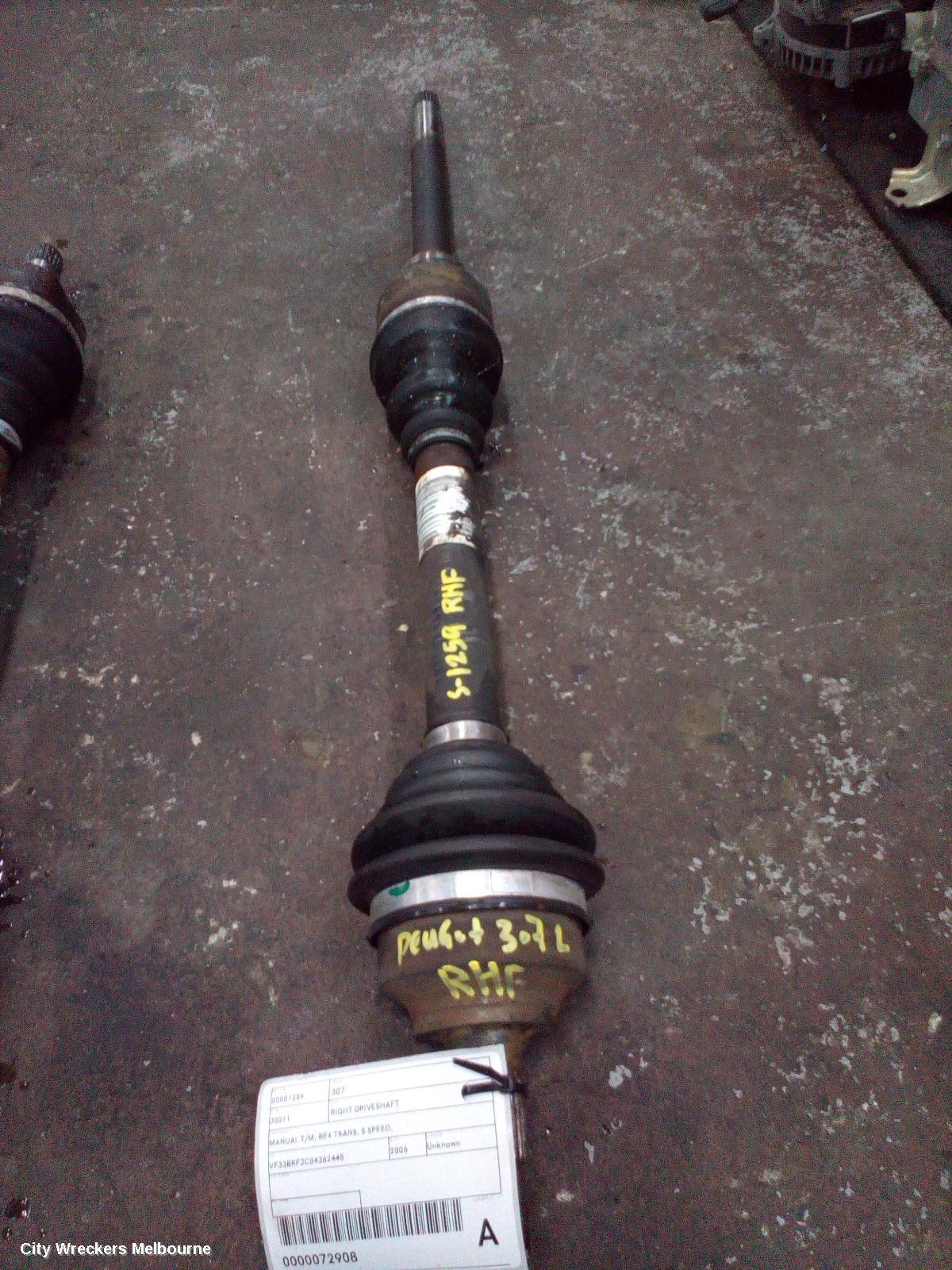 PEUGEOT 307 2006 Right Driveshaft