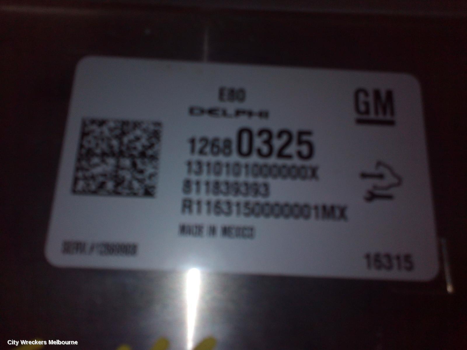 HOLDEN ASTRA 2017 Ecu