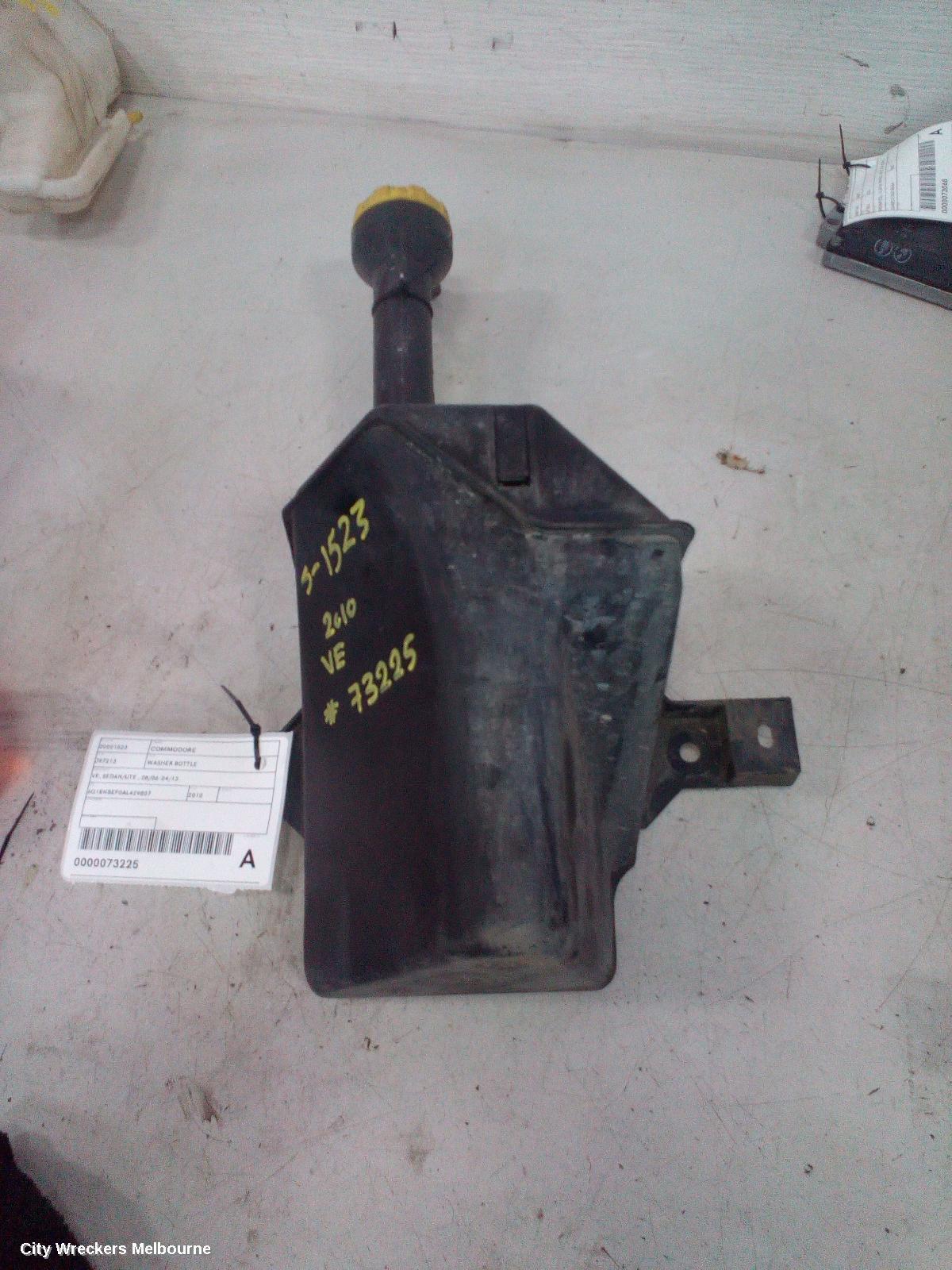 HOLDEN COMMODORE 2010 Washer Bottle