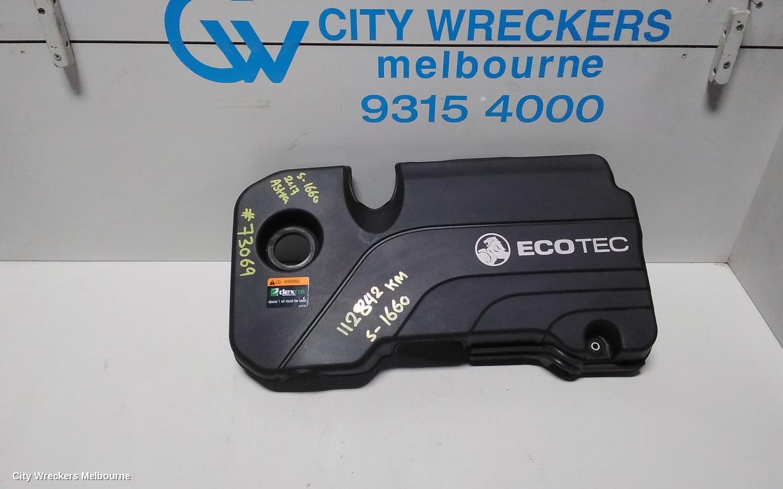 HOLDEN ASTRA 2017 Engine Cover