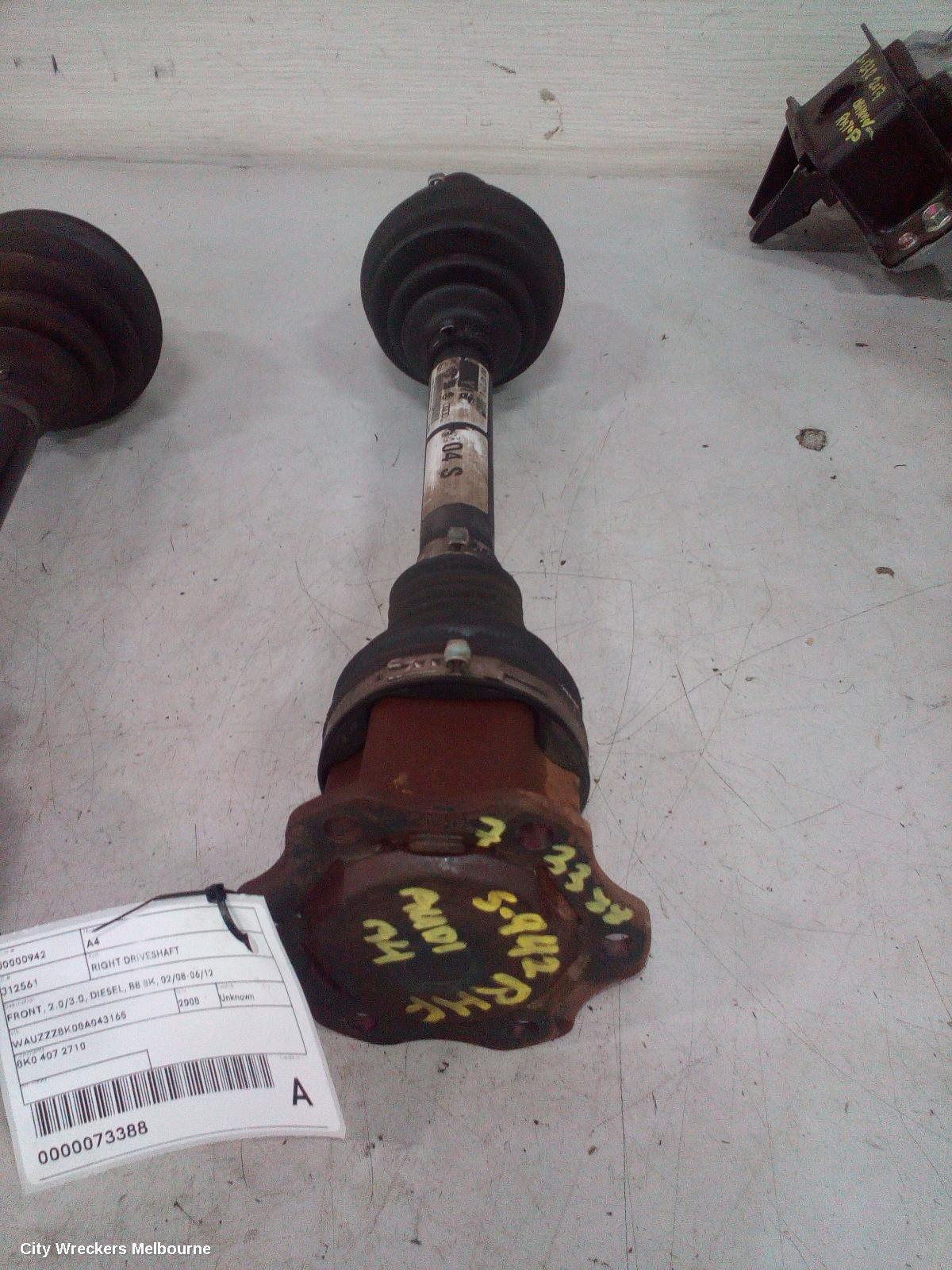 AUDI A4 2008 Right Driveshaft