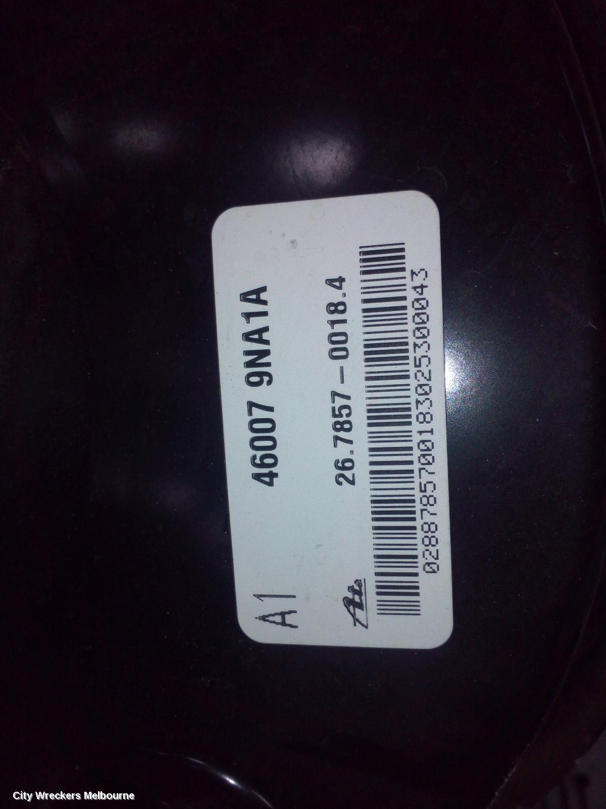 NISSAN PATHFINDER 2016 Brake Booster