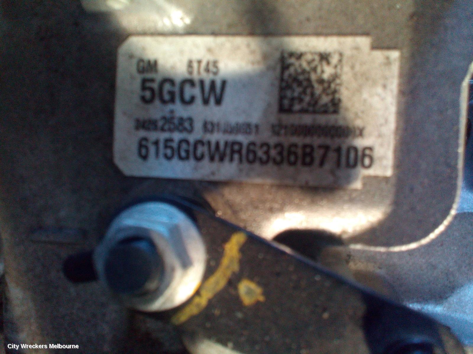 HOLDEN CAPTIVA 2017 Trans/Gearbox