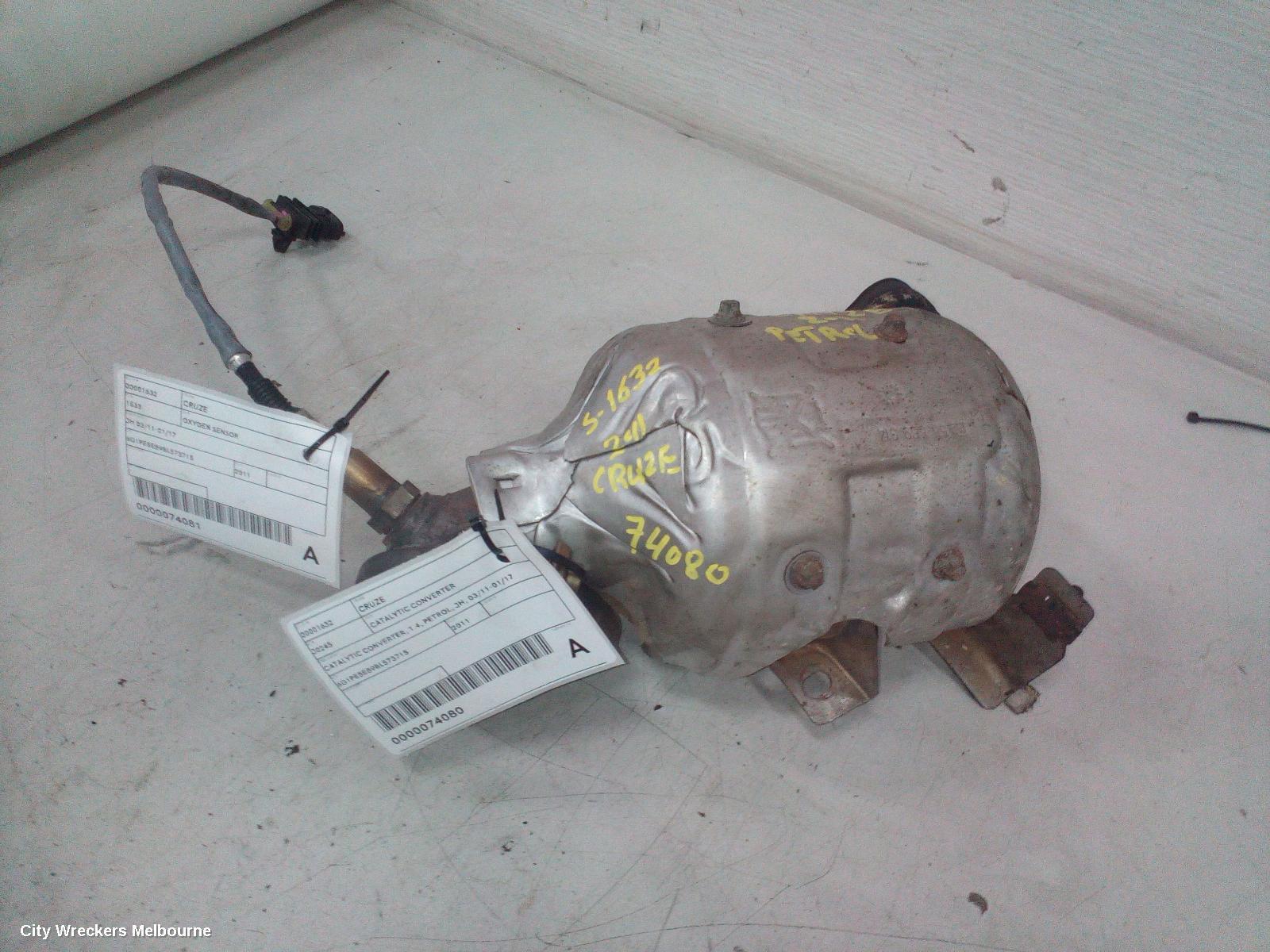 HOLDEN CRUZE 2011 Catalytic Converter