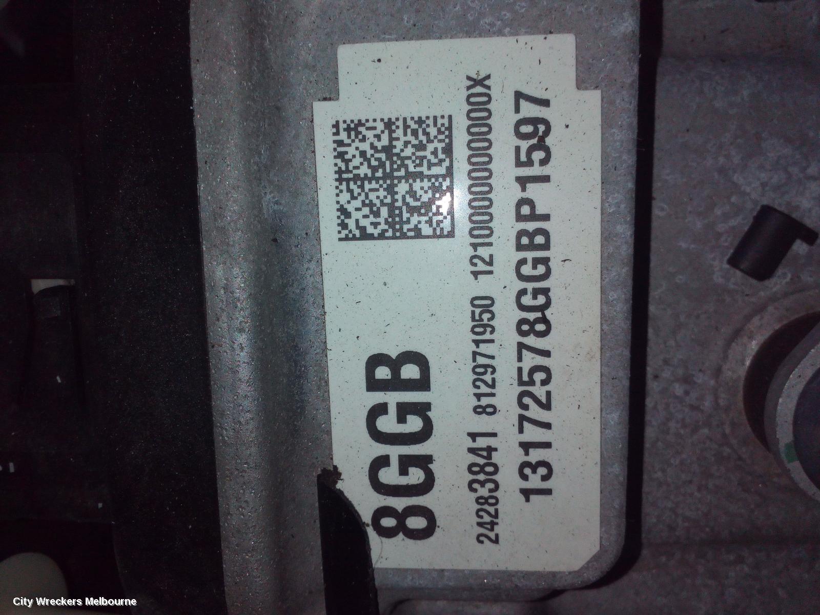 HOLDEN COMMODORE 2019 Trans/Gearbox