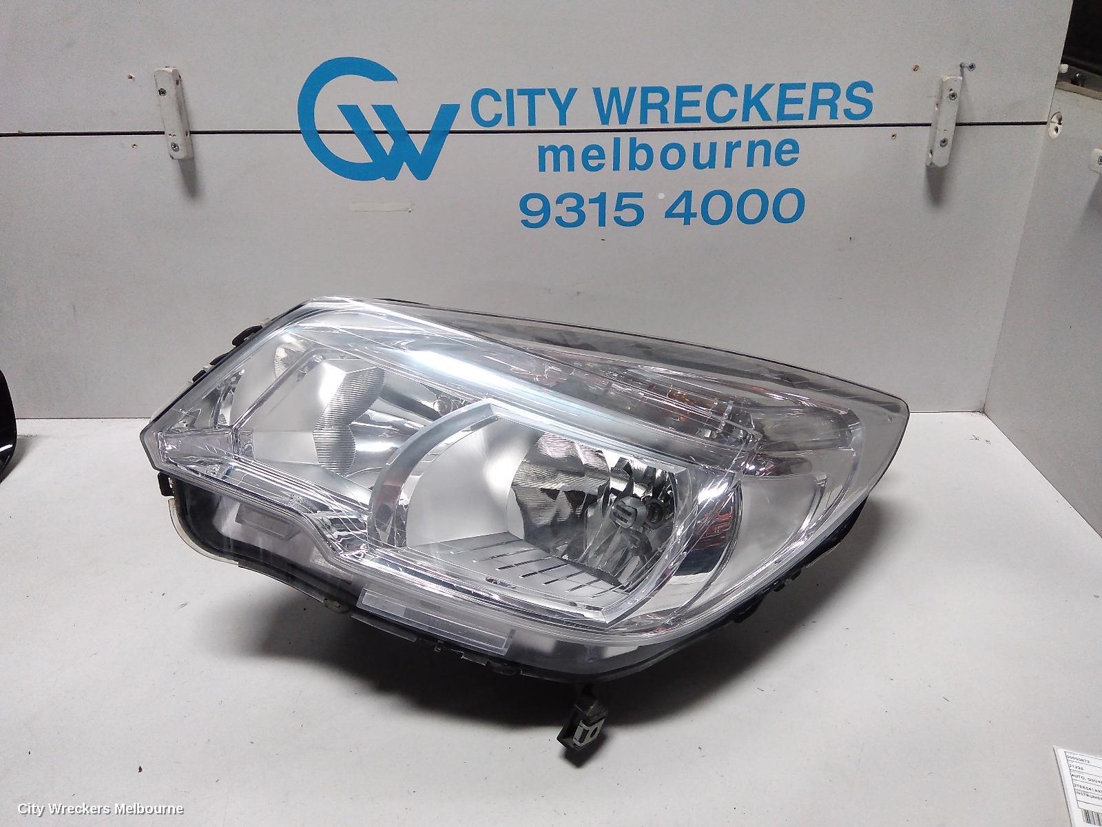 HOLDEN COLORADO 2014 Left Headlamp