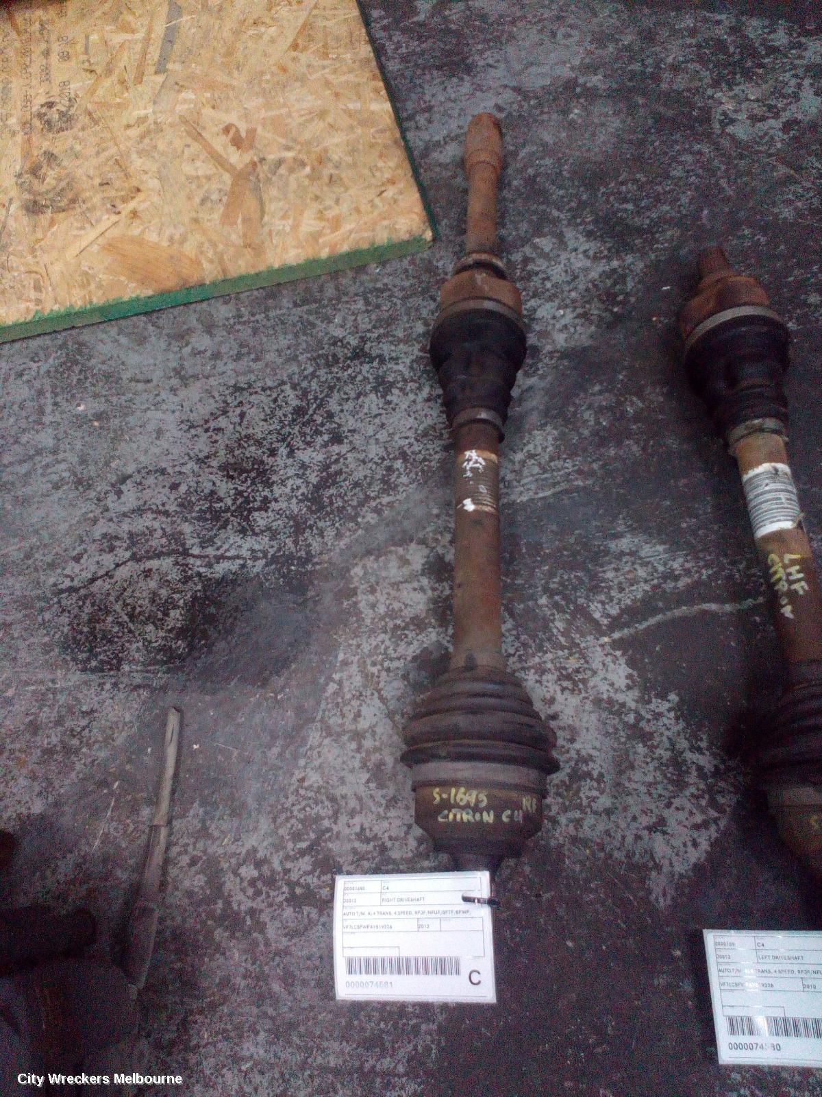 CITROEN C4 2010 Right Driveshaft