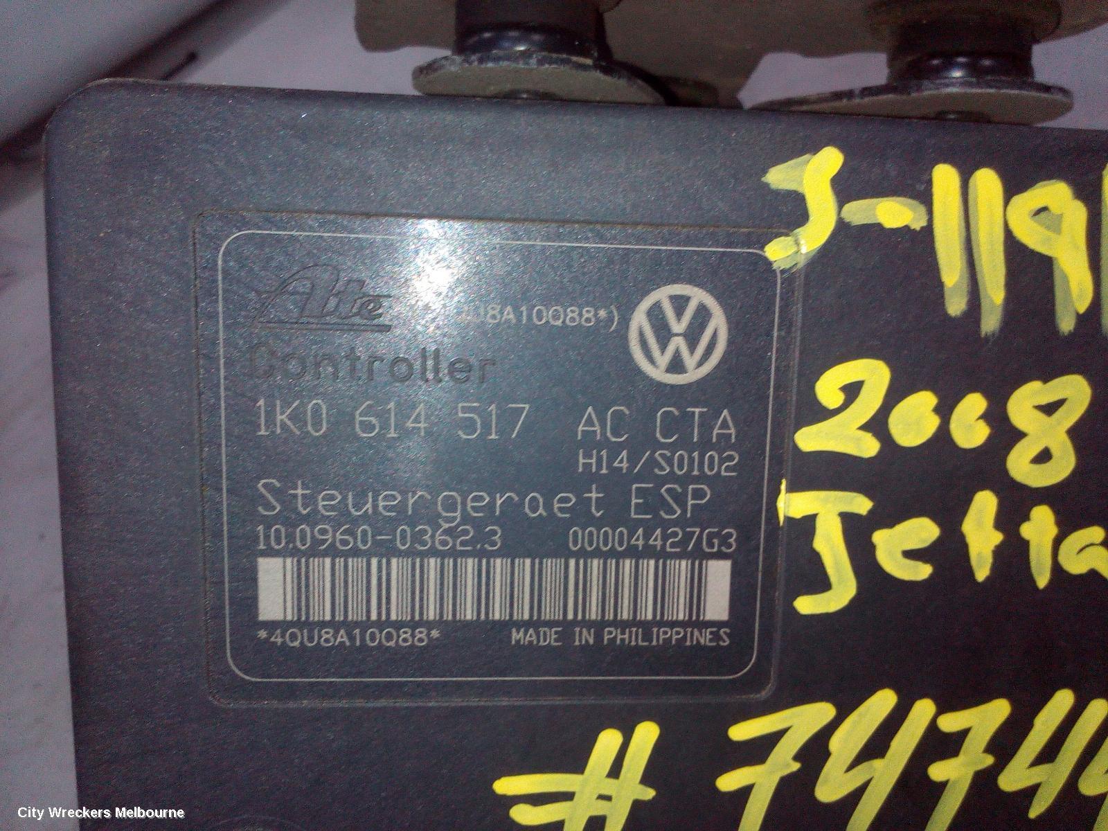VOLKSWAGEN JETTA 2008 Abs Pump/Modulator