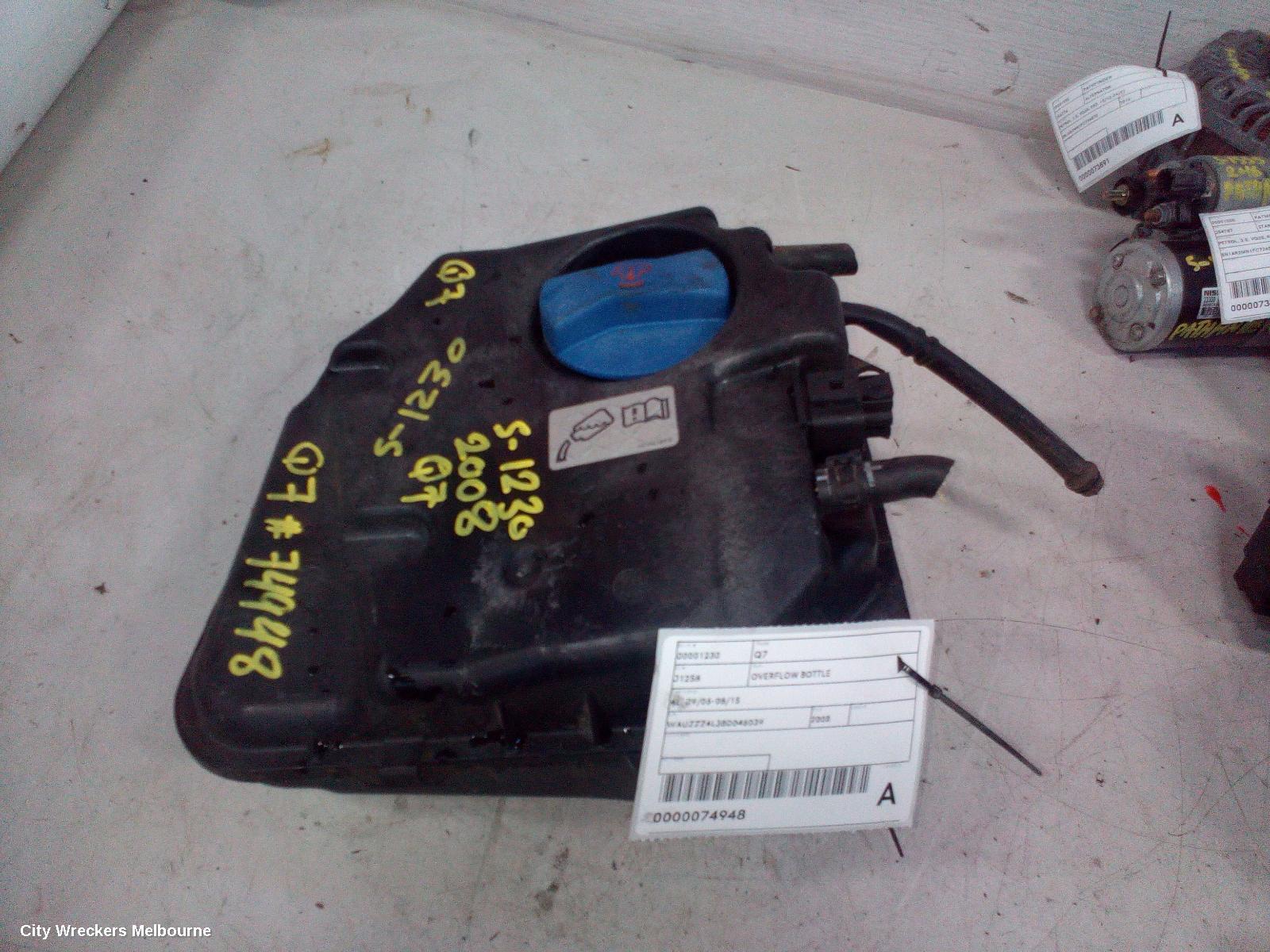 AUDI Q7 2008 Overflow Bottle