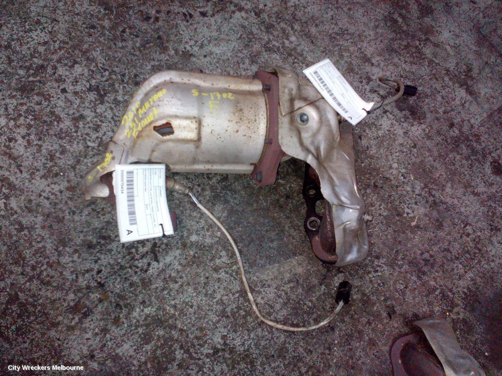 NISSAN MURANO 2009 Catalytic Converter
