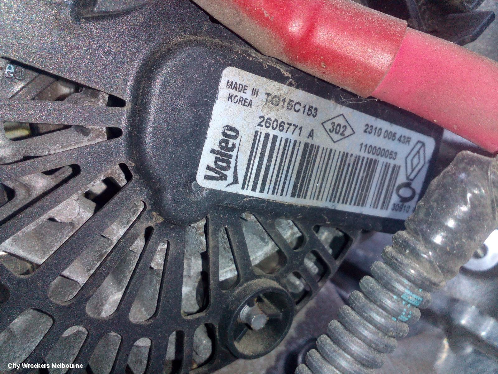 RENAULT MEGANE 2011 Alternator